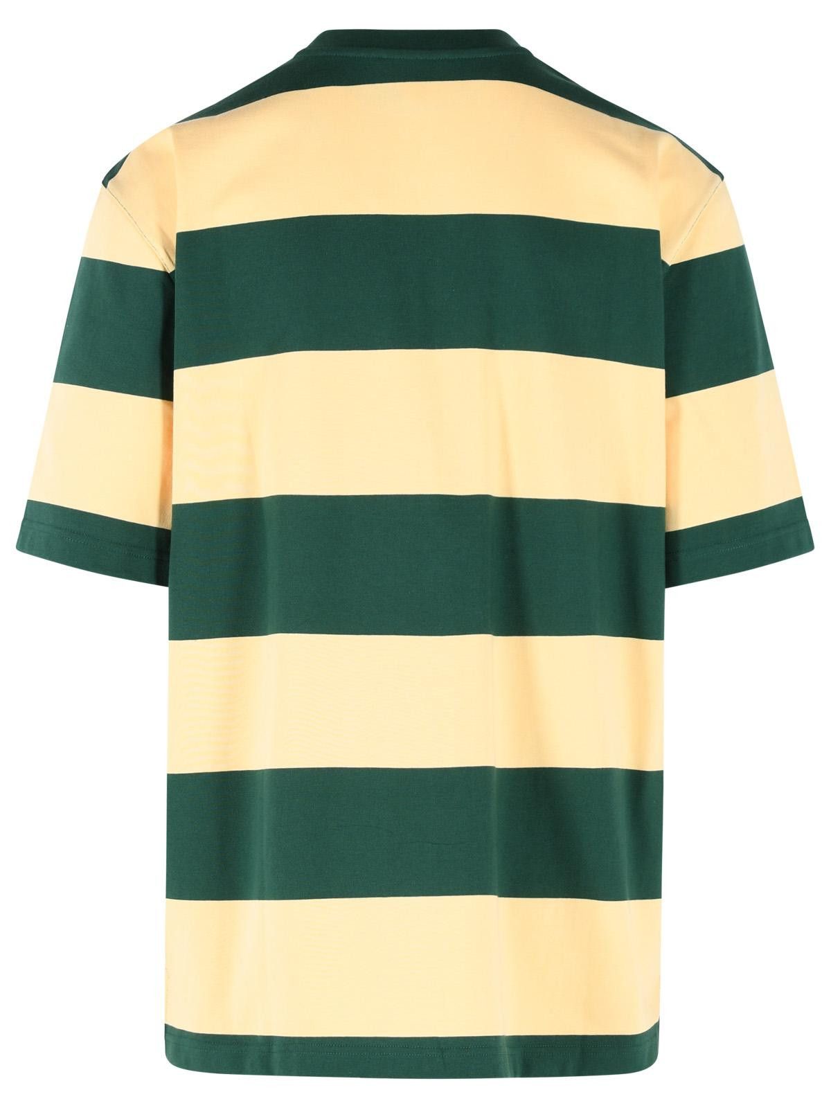 Marni MARNI Yellow And Green Cotton T-Shirt Size US L / EU 52-54 / 3 - 3 Thumbnail