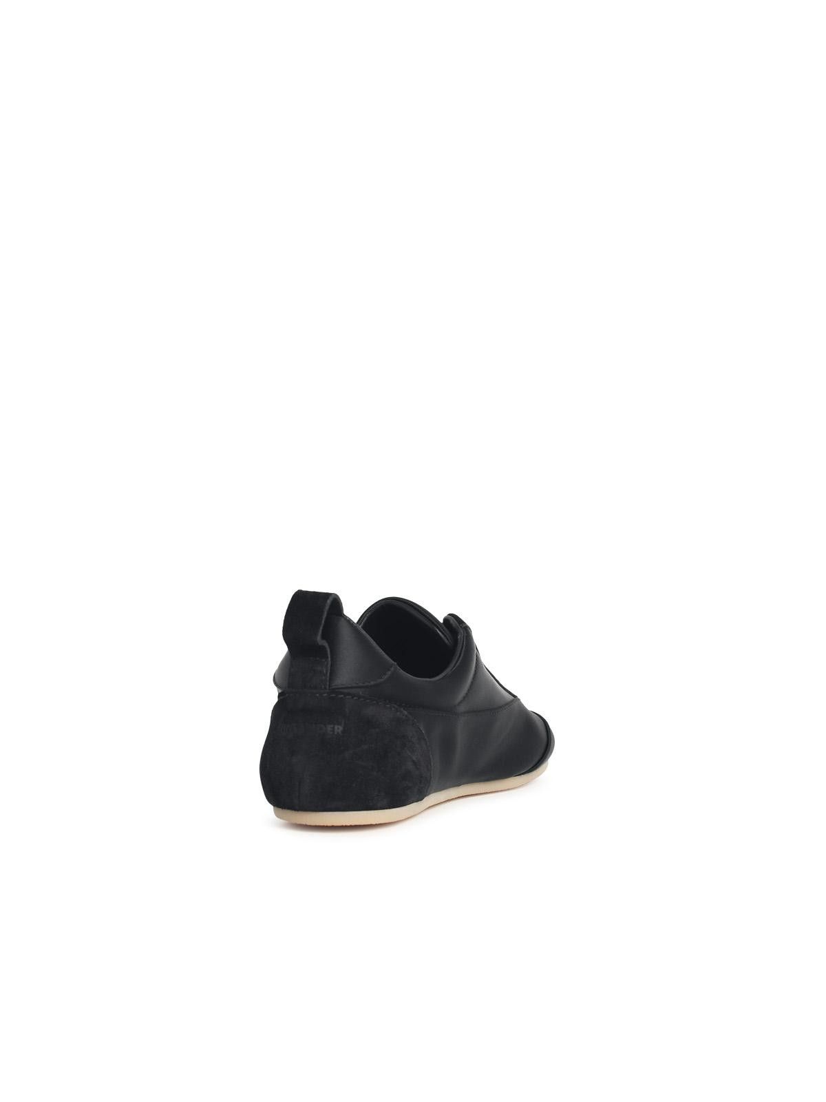 Jil Sander JIL SANDER Etage' Satin Sneakers With Black Suede Trim Size US 10 / IT 40 - 3 Thumbnail