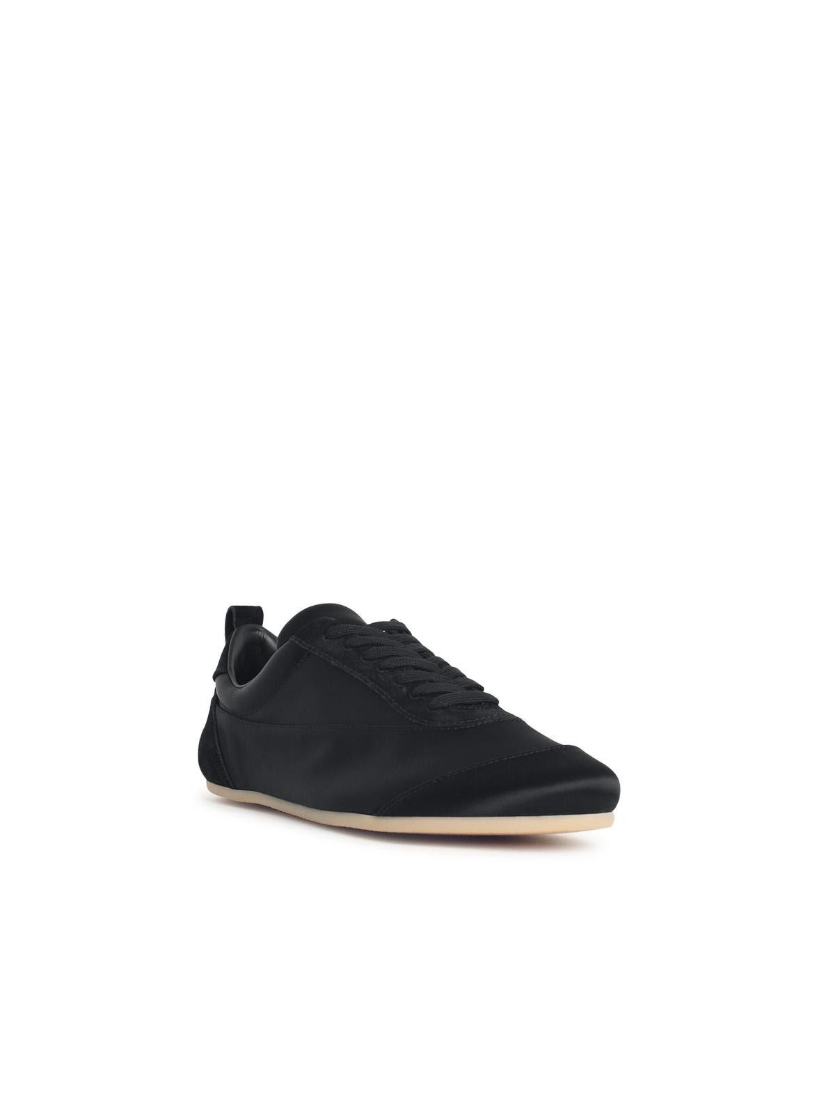 Jil Sander JIL SANDER Etage' Satin Sneakers With Black Suede Trim Size US 10 / IT 40 - 2 Thumbnail
