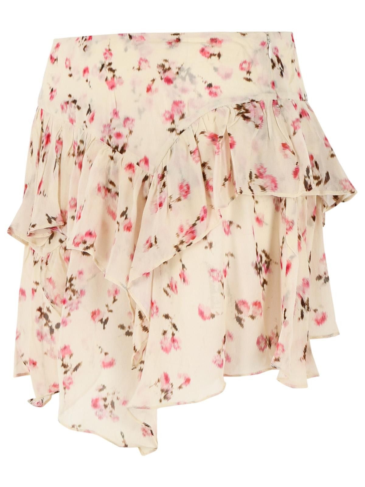 Isabel Marant Etoile ISABEL MARANT ETOILE 'Lolita' Beige Viscose Skirt Size 27" / US 4 / IT 40 - 2 Thumbnail