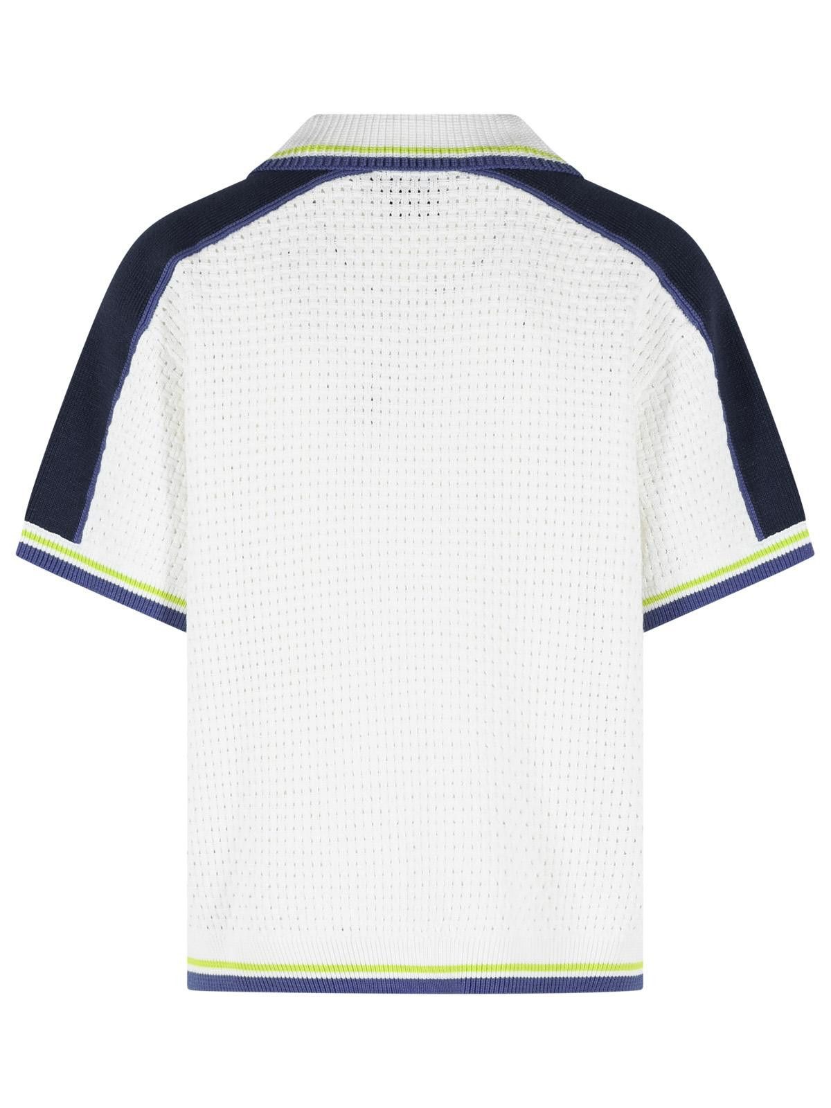 Casablanca CASABLANCA White Cotton Blend T-Shirt Size US XL / EU 56 / 4 - 3 Thumbnail
