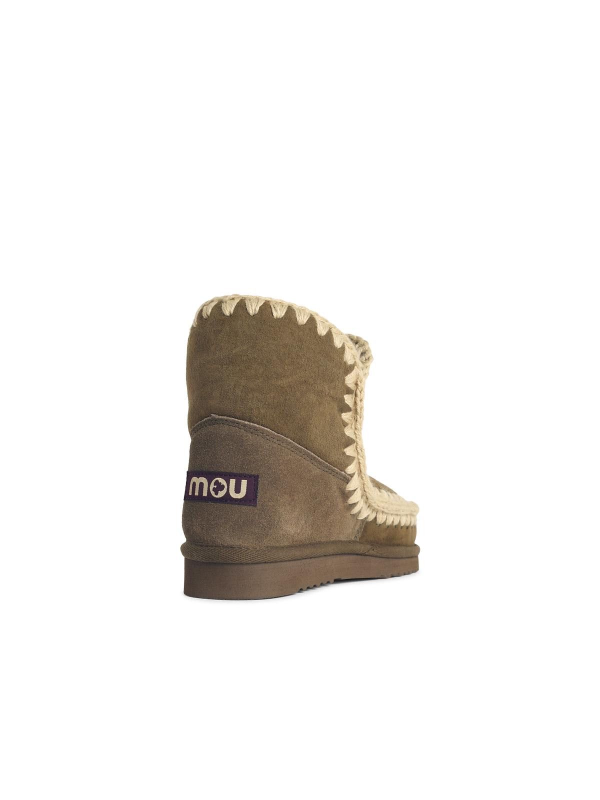 Mou MOU 'Eskimo 18' 'Moo' Green Suede Ankle Boots Size US 7 / IT 37 - 3 Thumbnail