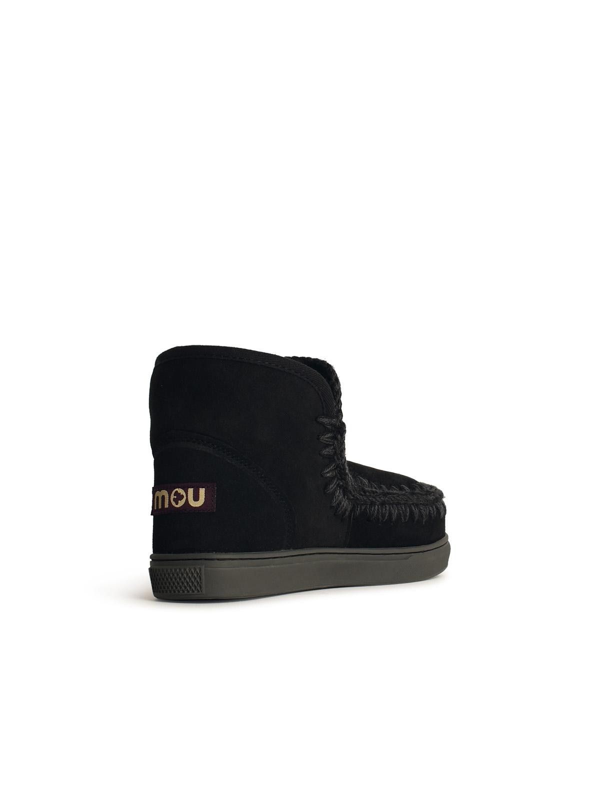 Mou MOU Eskimo 'Sneaker' In Black Leather Size US 11 / IT 41 - 3 Thumbnail