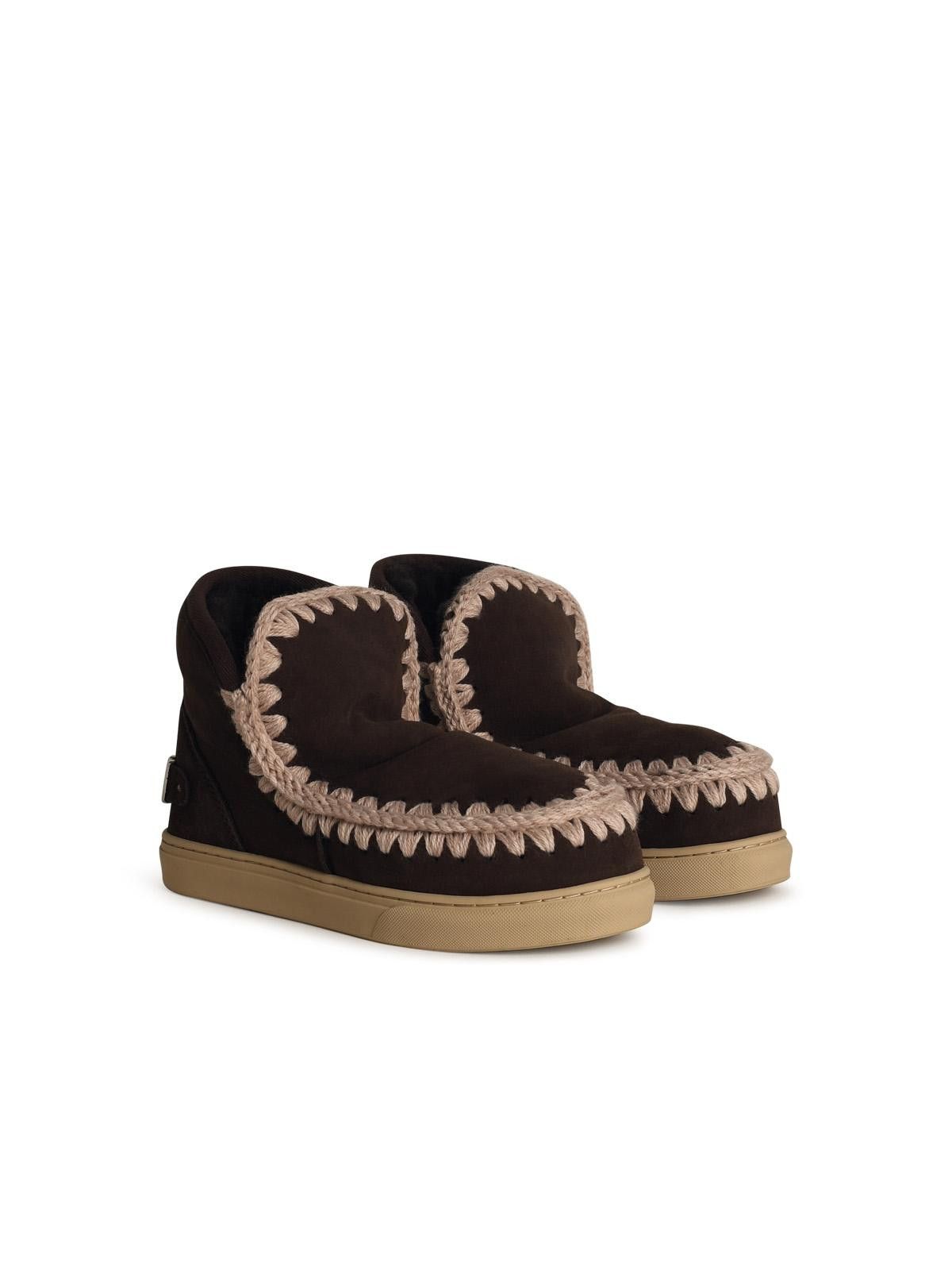 Mou MOU Brown Suede Eskimo Size US 6 / IT 36 - 2 Thumbnail