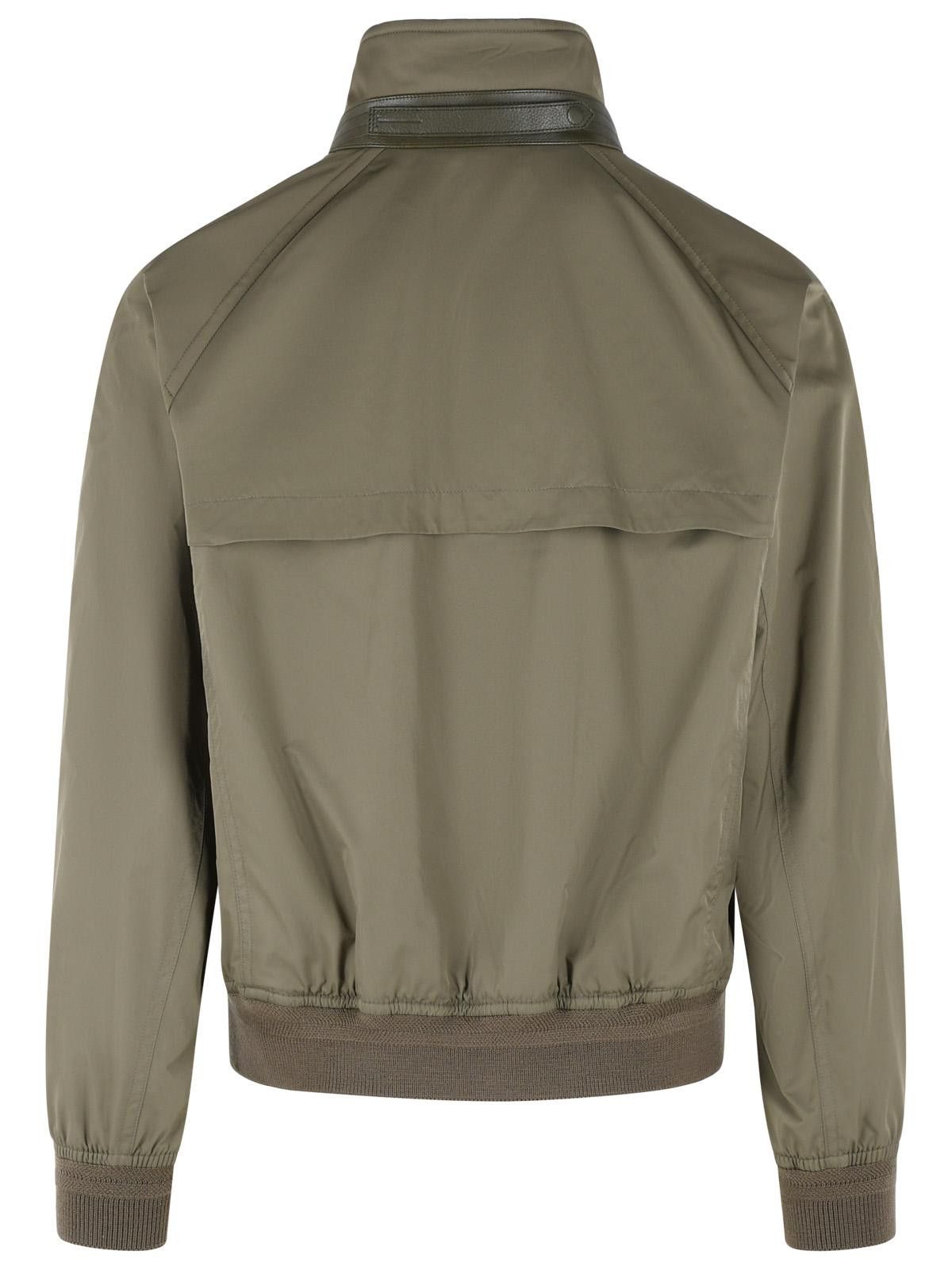 Tom Ford TOM FORD Green Polyester Blend Jacket Size US XL / EU 56 / 4 - 3 Thumbnail