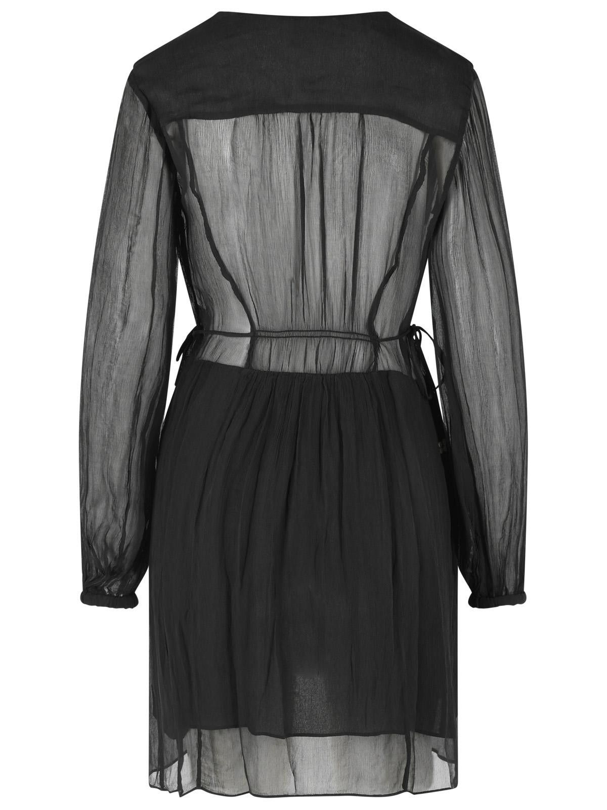 Isabel Marant Etoile ISABEL MARANT ETOILE 'Loriena' Black Viscose Dress Size M / US 6-8 / IT 42-44 - 3 Thumbnail