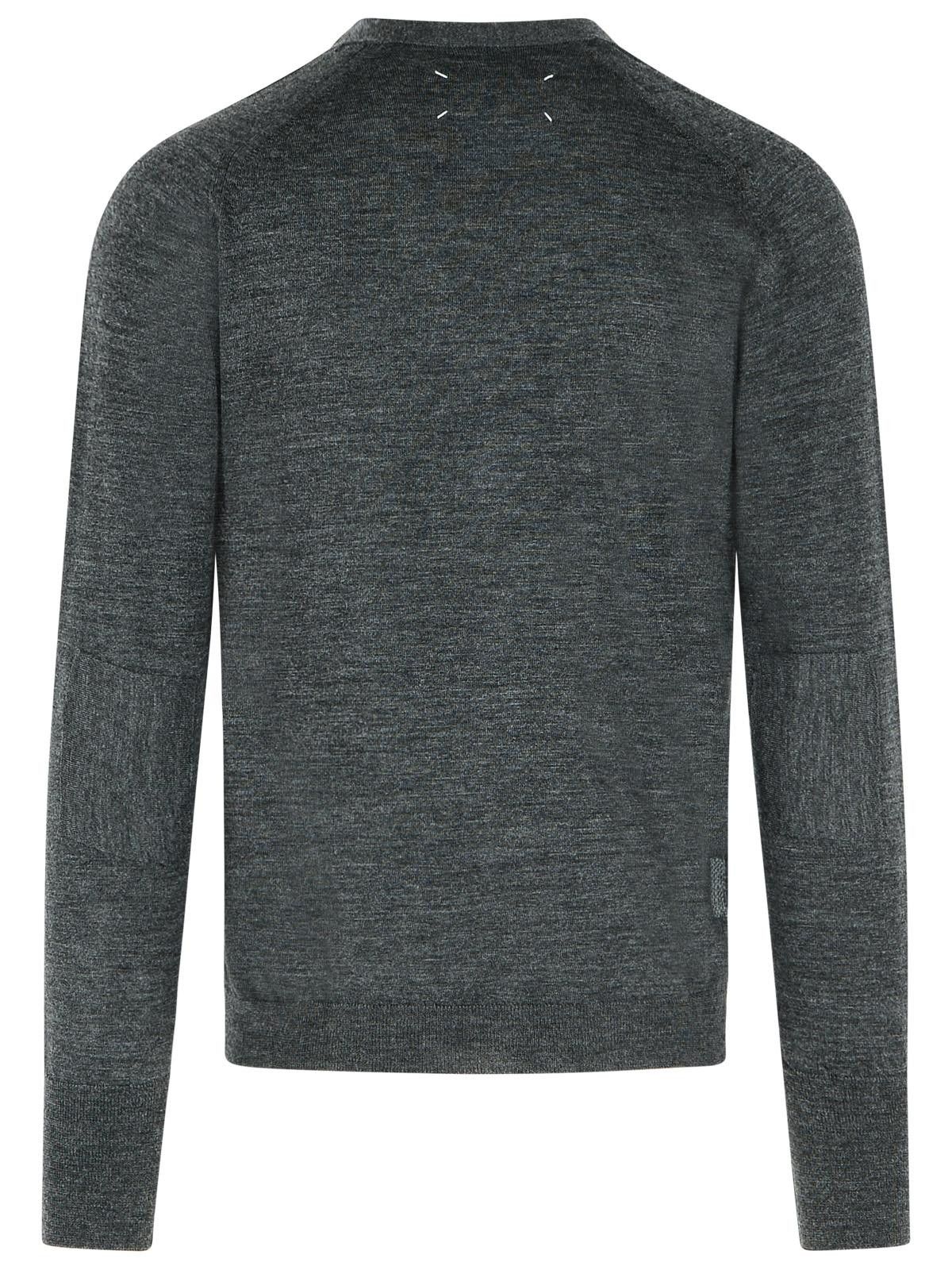 Maison Margiela MAISON MARGIELA Dark Grey Wool Blend Cardigan Size US M / EU 48-50 / 2 - 3 Thumbnail