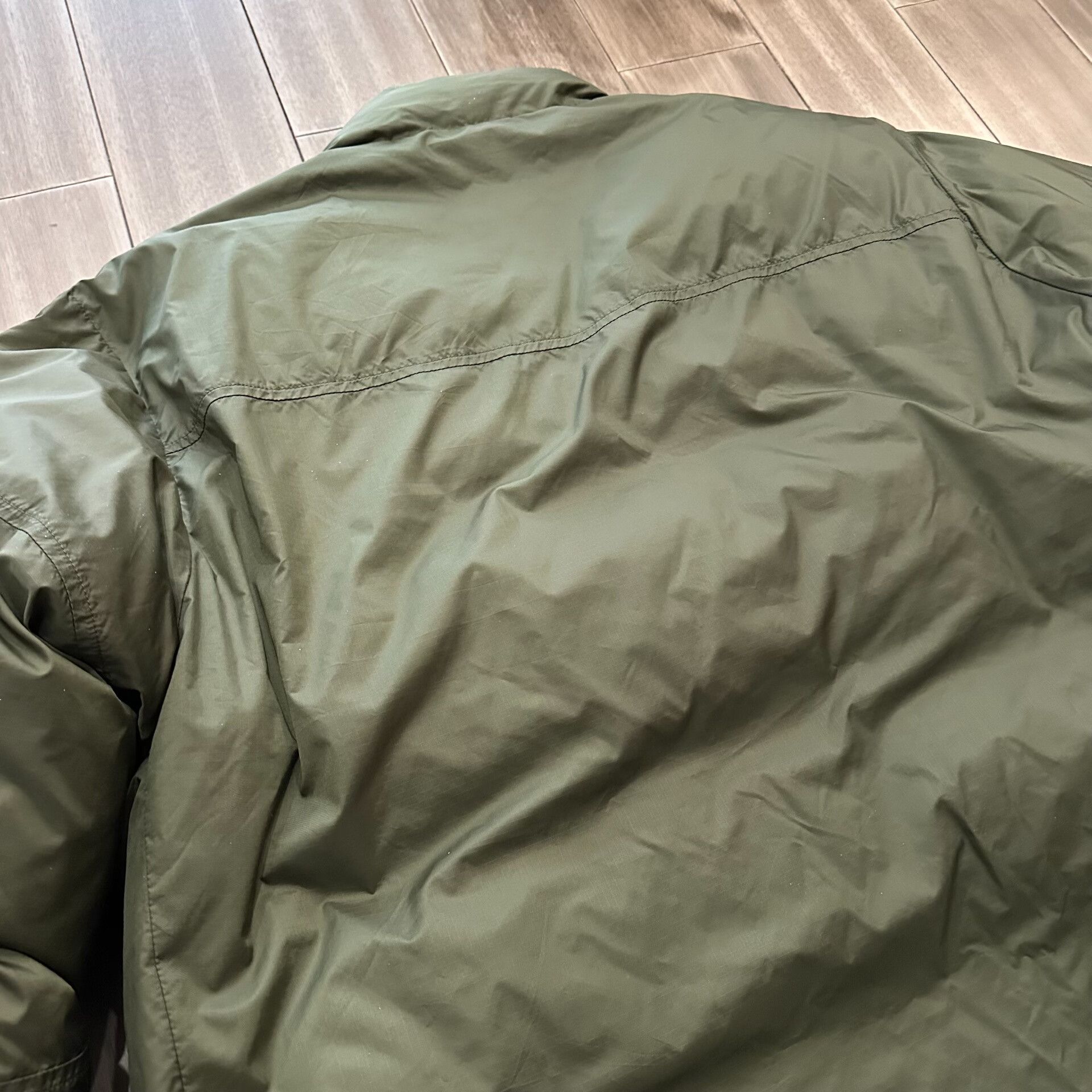 TAION Military Green Oversized Down Jacket Size US L / EU 52-54 / 3 - 4 Thumbnail