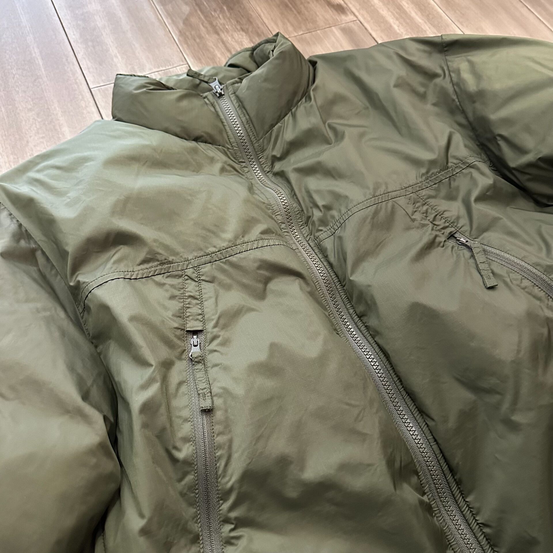 TAION Military Green Oversized Down Jacket Size US L / EU 52-54 / 3 - 2 Thumbnail
