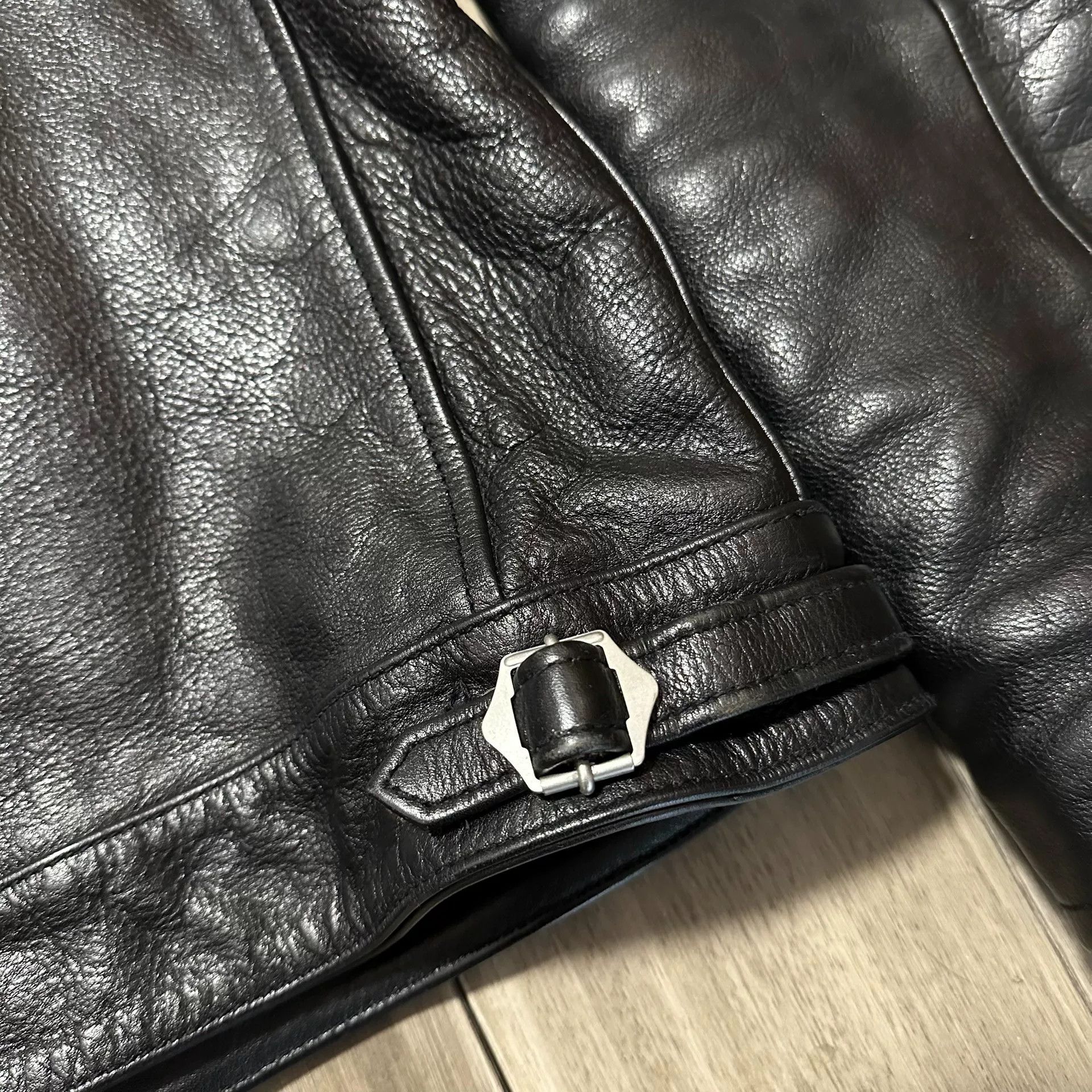 Neighborhood Neighborhood Luker Leather Motorcycle Jacket Size US L / EU 52-54 / 3 - 6 Thumbnail