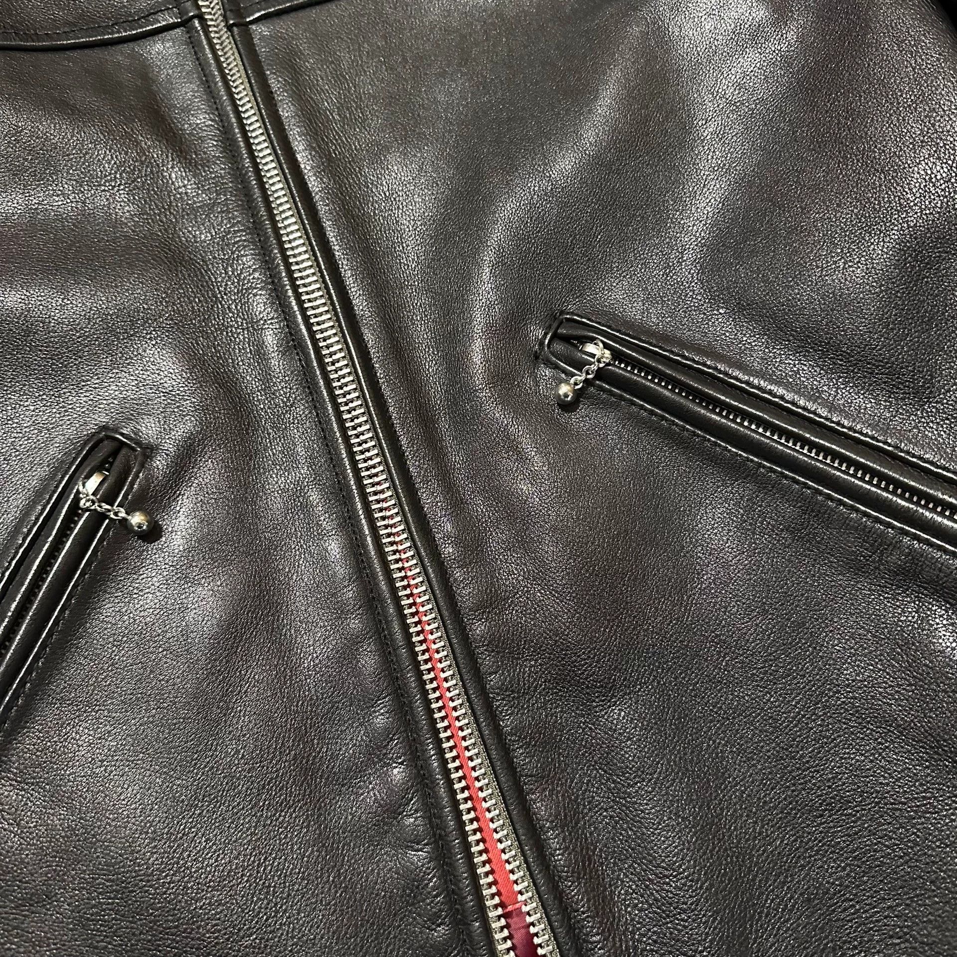 Neighborhood Neighborhood Luker Leather Motorcycle Jacket Size US L / EU 52-54 / 3 - 3 Thumbnail