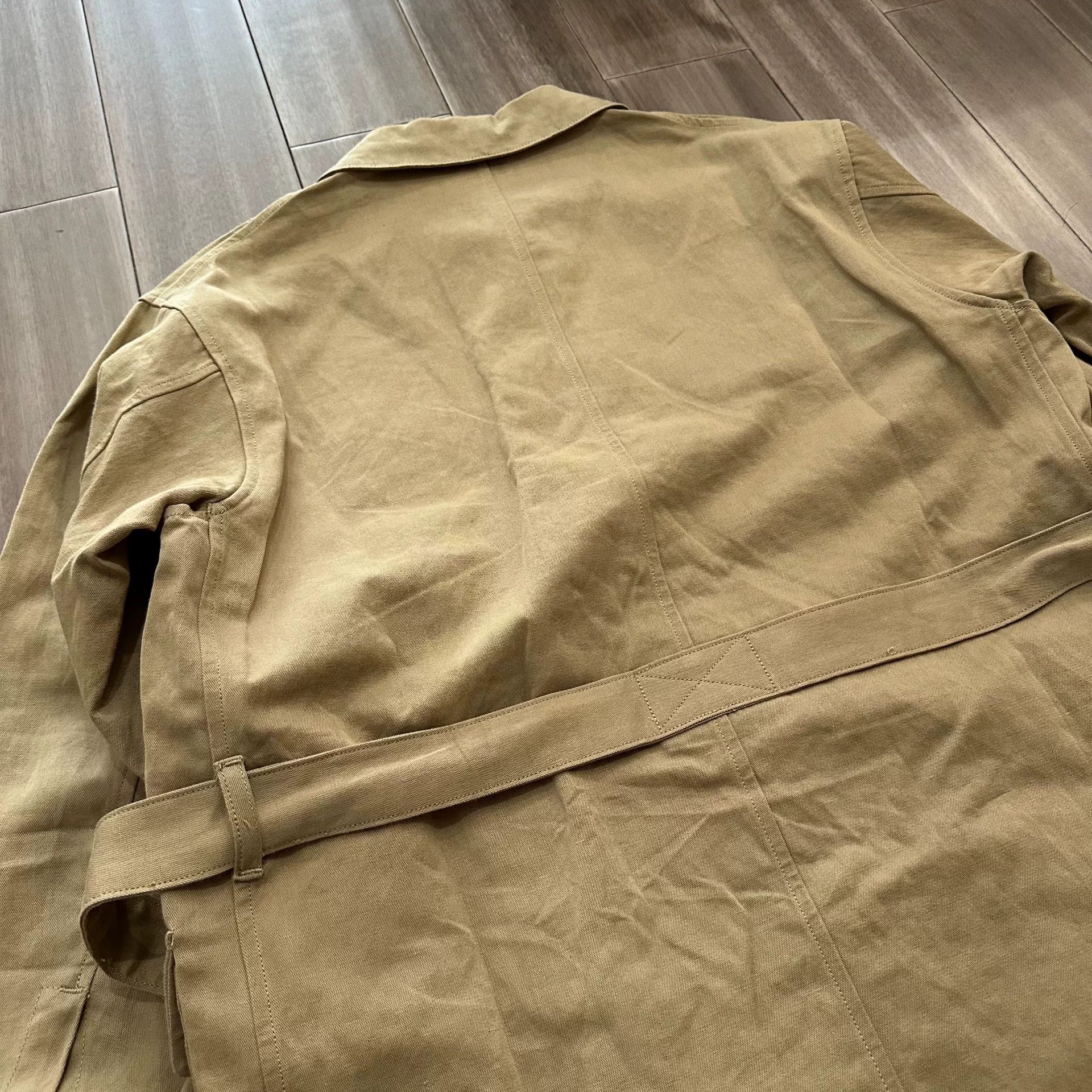 PHIGVEL MAKERS & Co. Casual Khaki Hunting Jacket by Phigvel Size US S / EU 44-46 / 1 - 6 Thumbnail