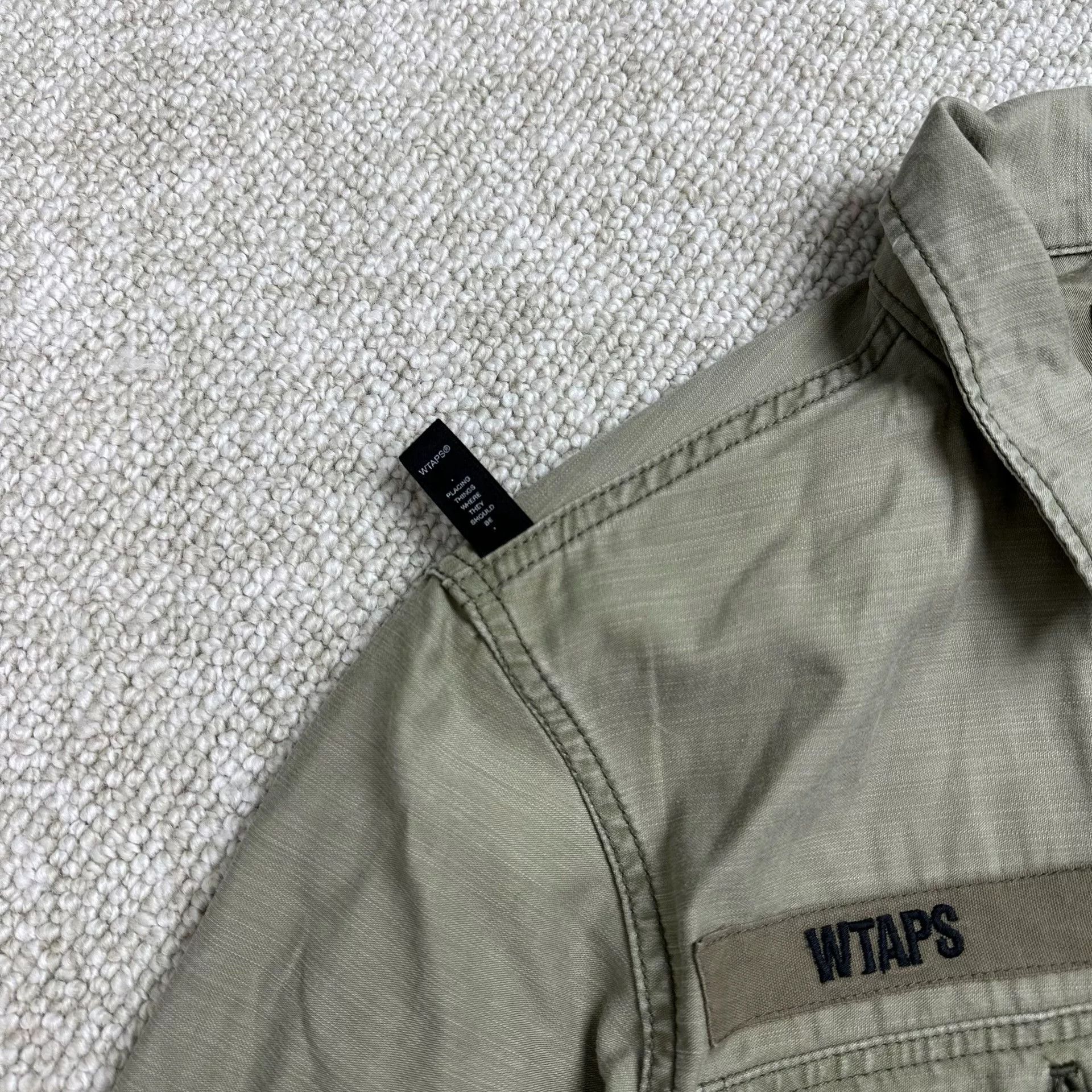 Wtaps WTAPS Olive Green Long Sleeve Shirt Size US M / EU 48-50 / 2 - 6 Thumbnail