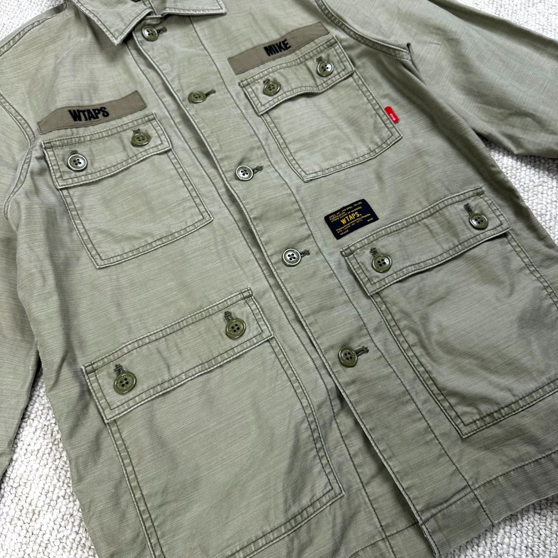 Wtaps WTAPS Olive Green Long Sleeve Shirt Size US M / EU 48-50 / 2 - 3 Thumbnail