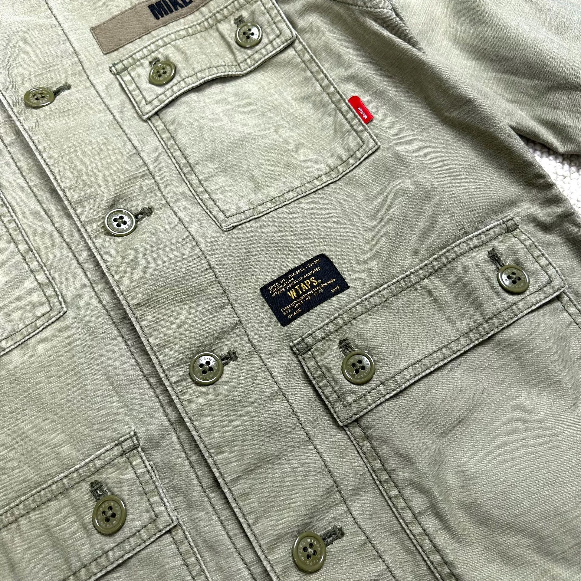Wtaps WTAPS Olive Green Long Sleeve Shirt Size US M / EU 48-50 / 2 - 4 Thumbnail