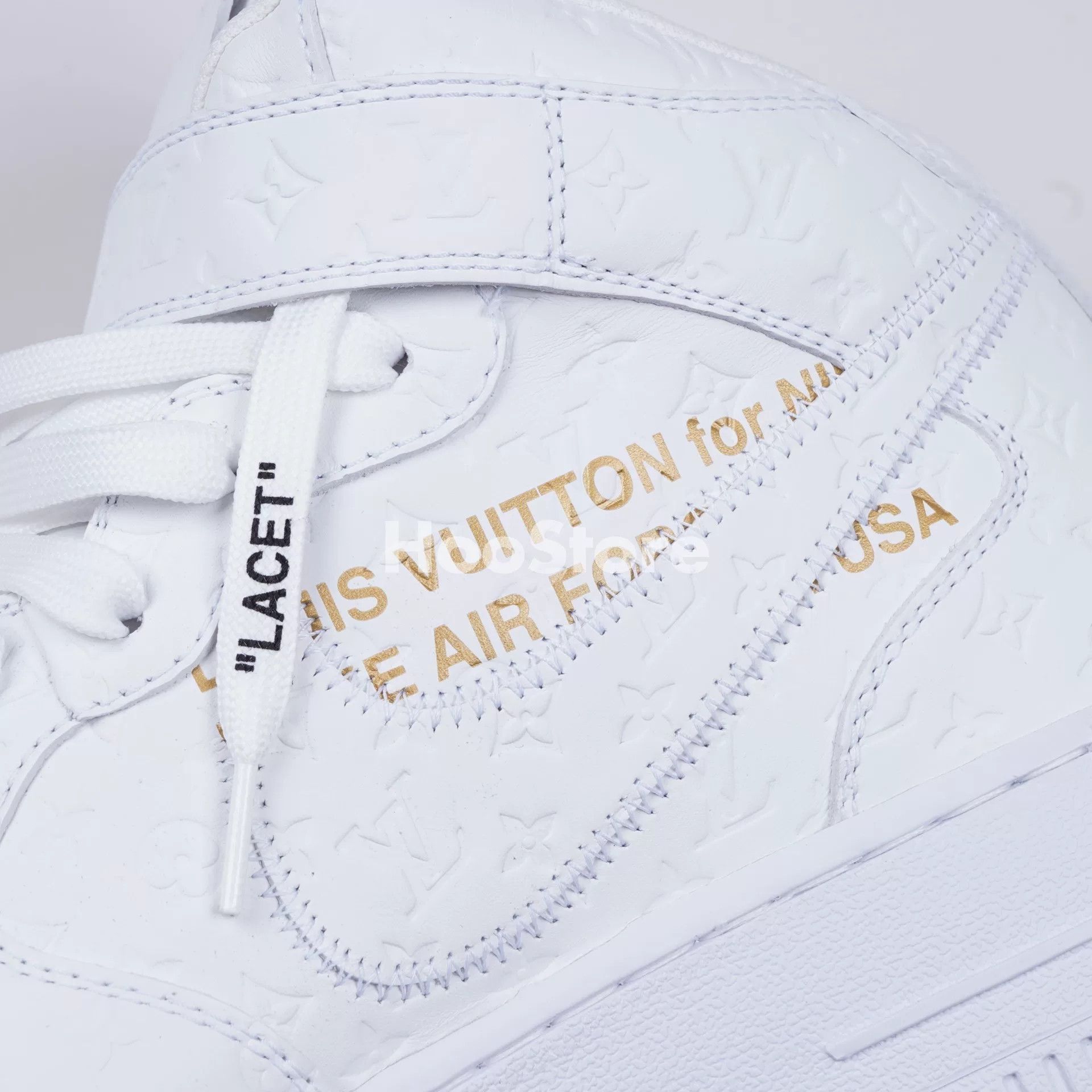 Louis Vuitton Louis Vuitton x Nike Air Force 1 Sneakers Size US 9 / EU 42 - 4 Thumbnail