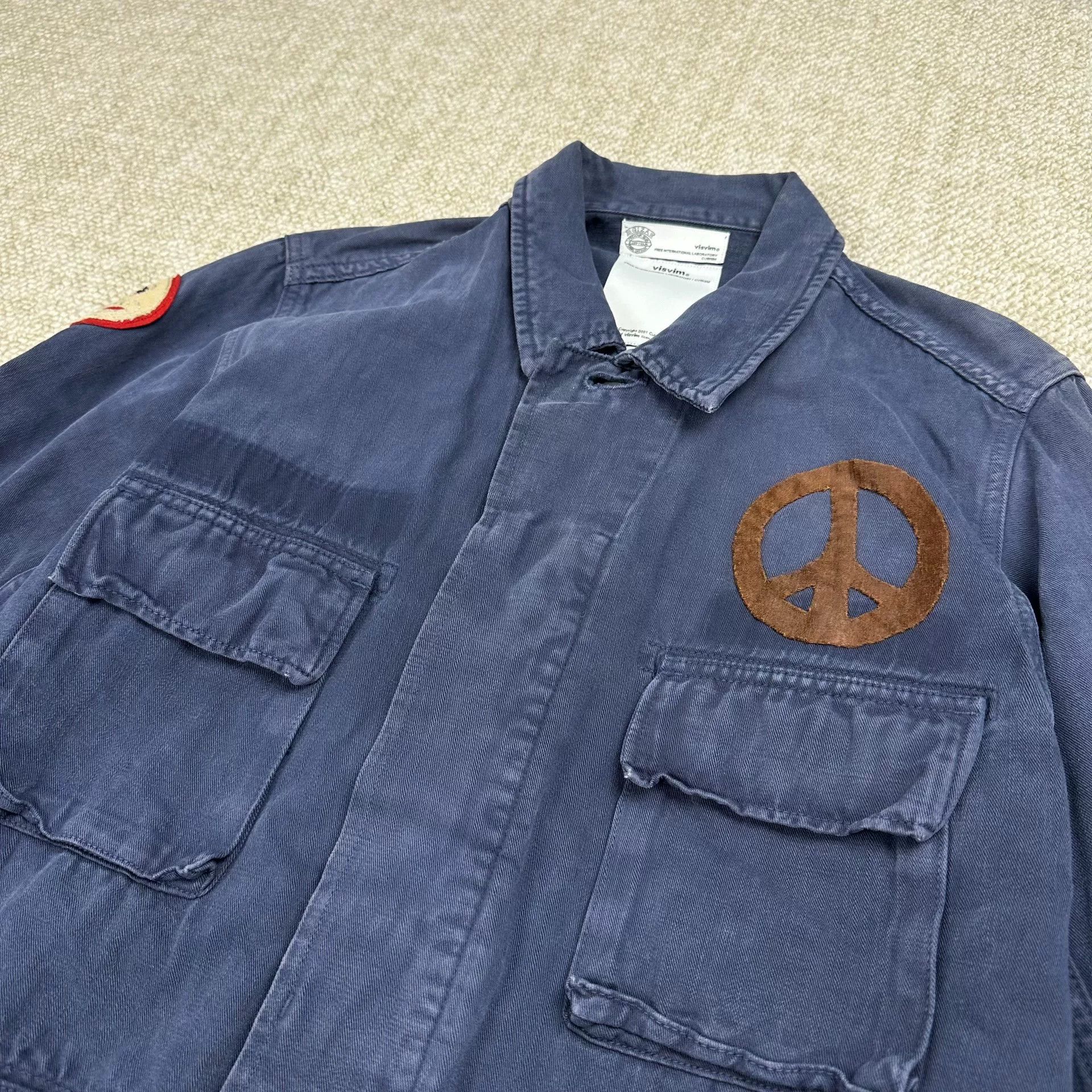 Visvim visvim Kilgore Jacket with Peace Symbol Size US M / EU 48-50 / 2 - 4 Thumbnail