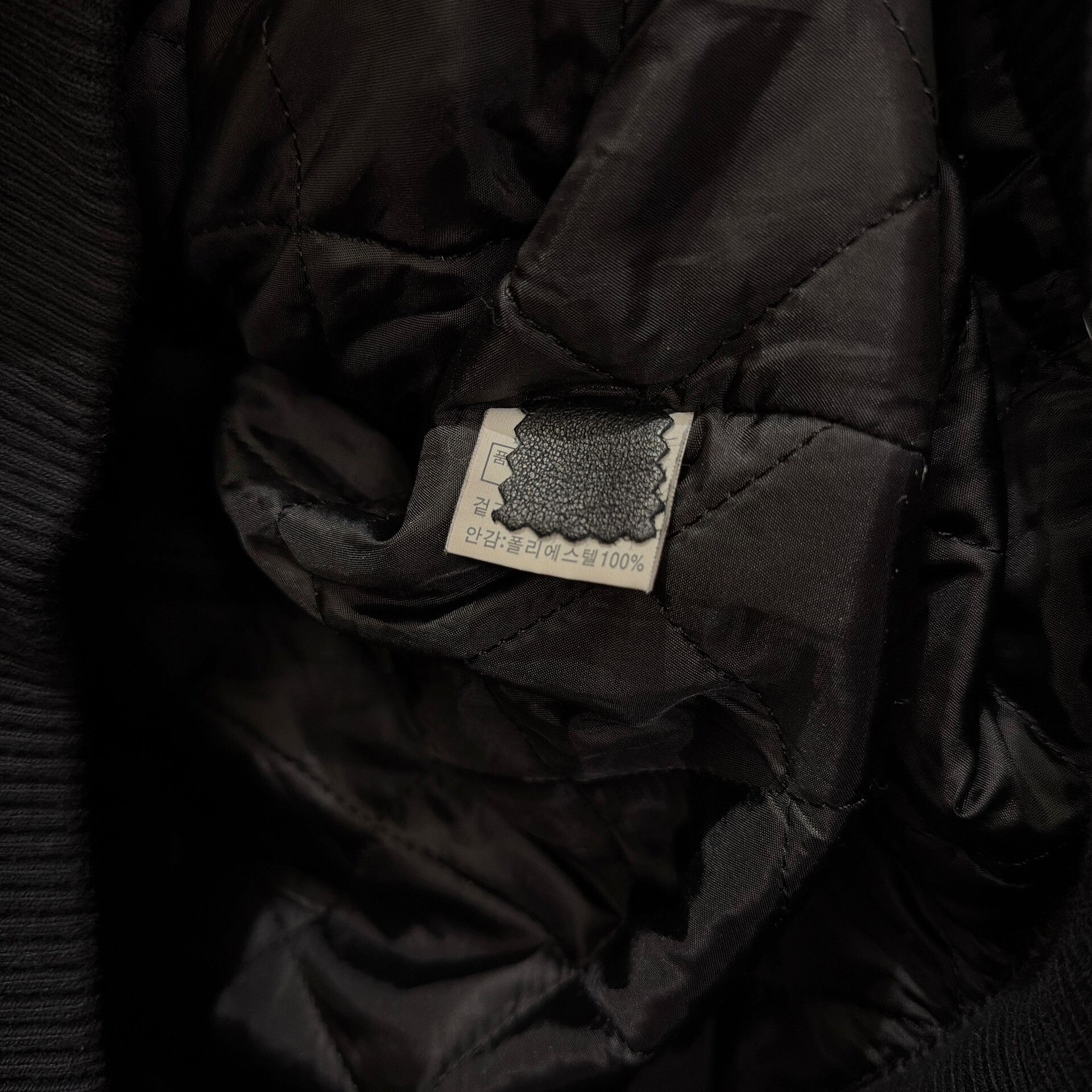 Mastermind Japan Mastermind Japan Leather Sleeve Baseball Jacket Size US L / EU 52-54 / 3 - 5 Thumbnail