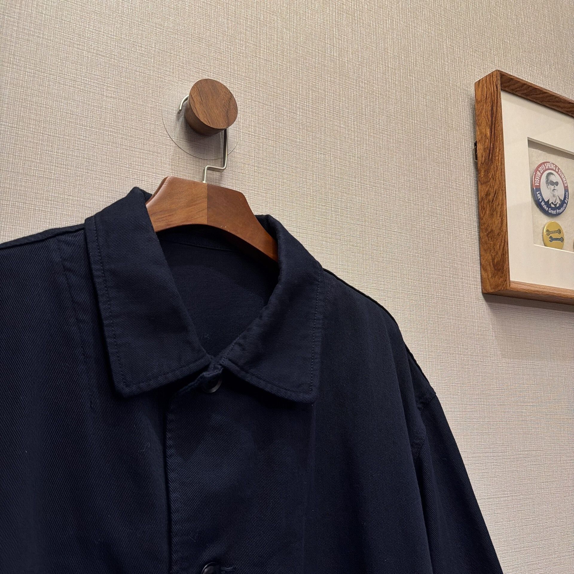 Yohji Yamamoto Yohji Yamamoto Coach Jacket in Navy Blue Size US M / EU 48-50 / 2 - 2 Thumbnail