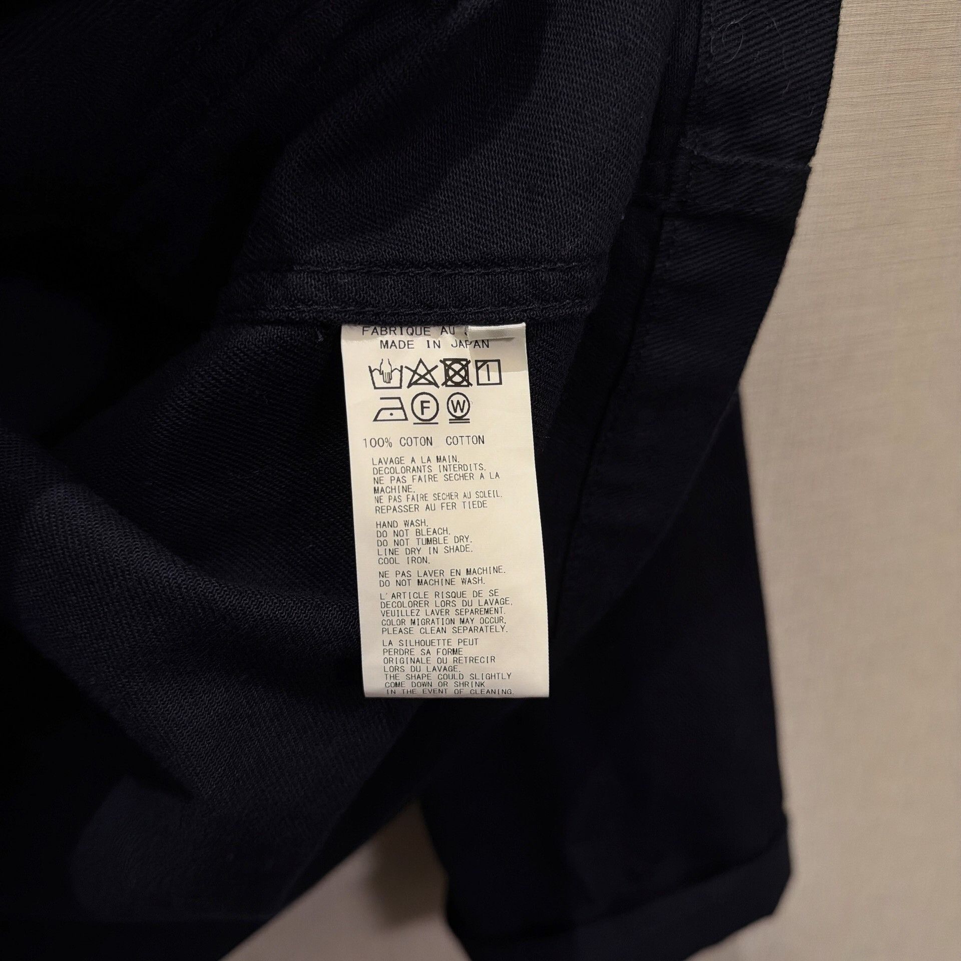 Yohji Yamamoto Yohji Yamamoto Coach Jacket in Navy Blue Size US M / EU 48-50 / 2 - 5 Thumbnail