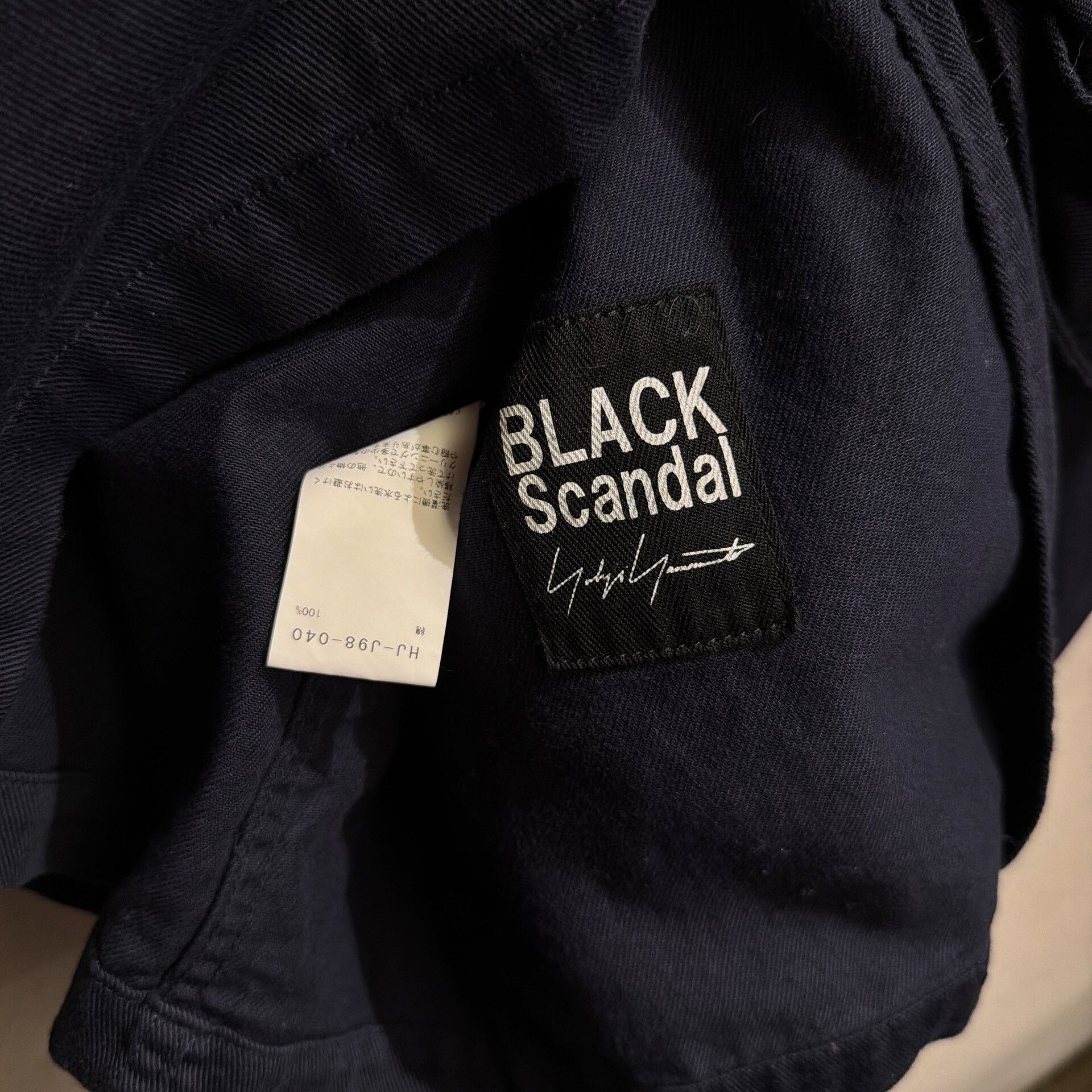 Yohji Yamamoto Yohji Yamamoto Coach Jacket in Navy Blue Size US M / EU 48-50 / 2 - 4 Thumbnail