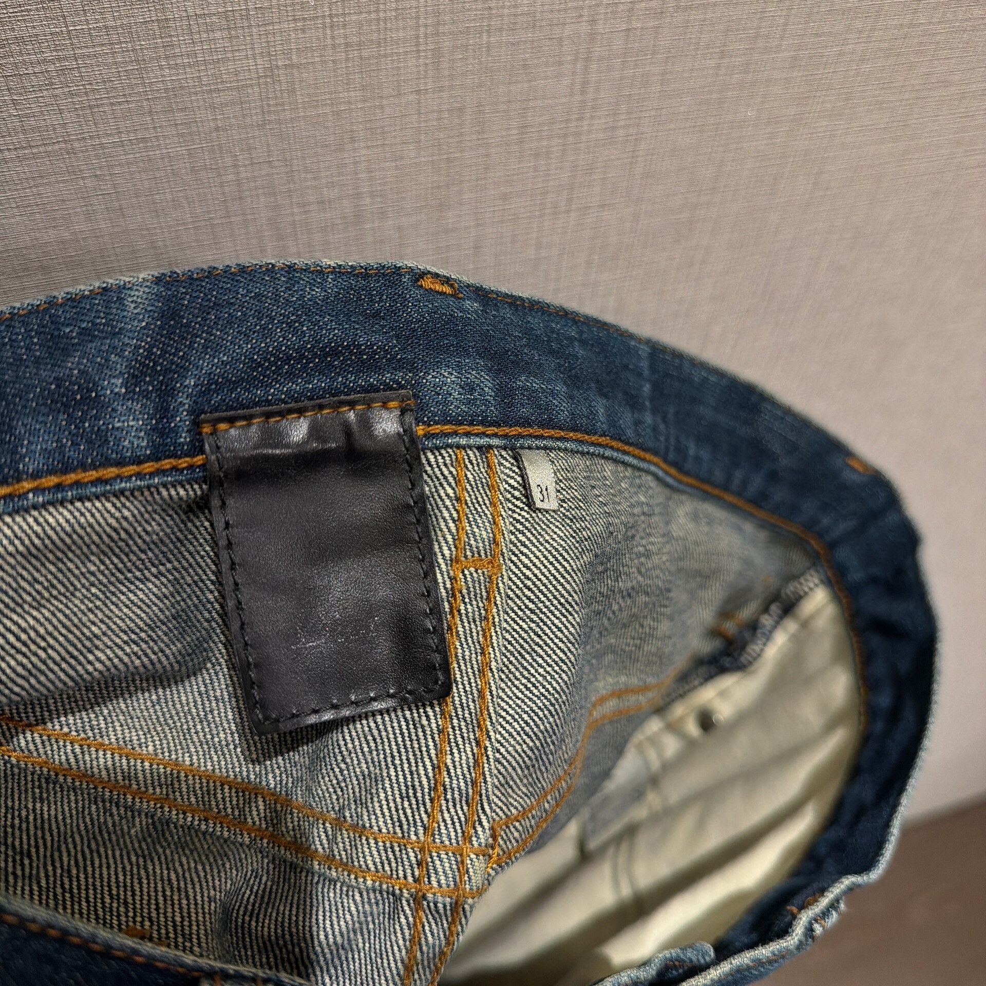 Dior Dior Homme Washed Denim Jeans Size 31 Size US 31 - 5 Thumbnail