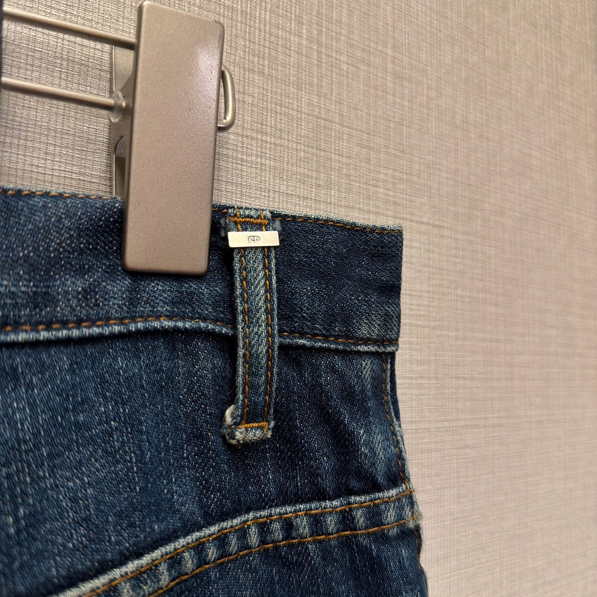 Dior Dior Homme Washed Denim Jeans Size 31 Size US 31 - 4 Thumbnail