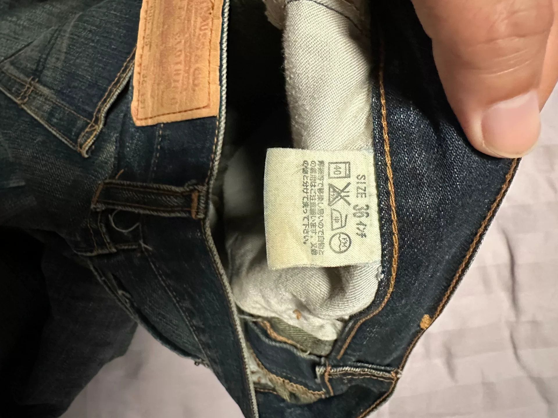 Levi's Rare Levi's Wash Denim Jeans W36 L31 Size US 36 / EU 52 - 5 Thumbnail