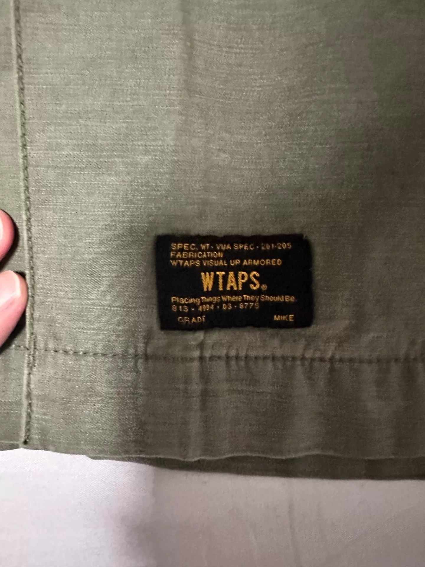 Wtaps WTAPS Satin Fabric Item in Good Condition Size US M / EU 48-50 / 2 - 7 Thumbnail