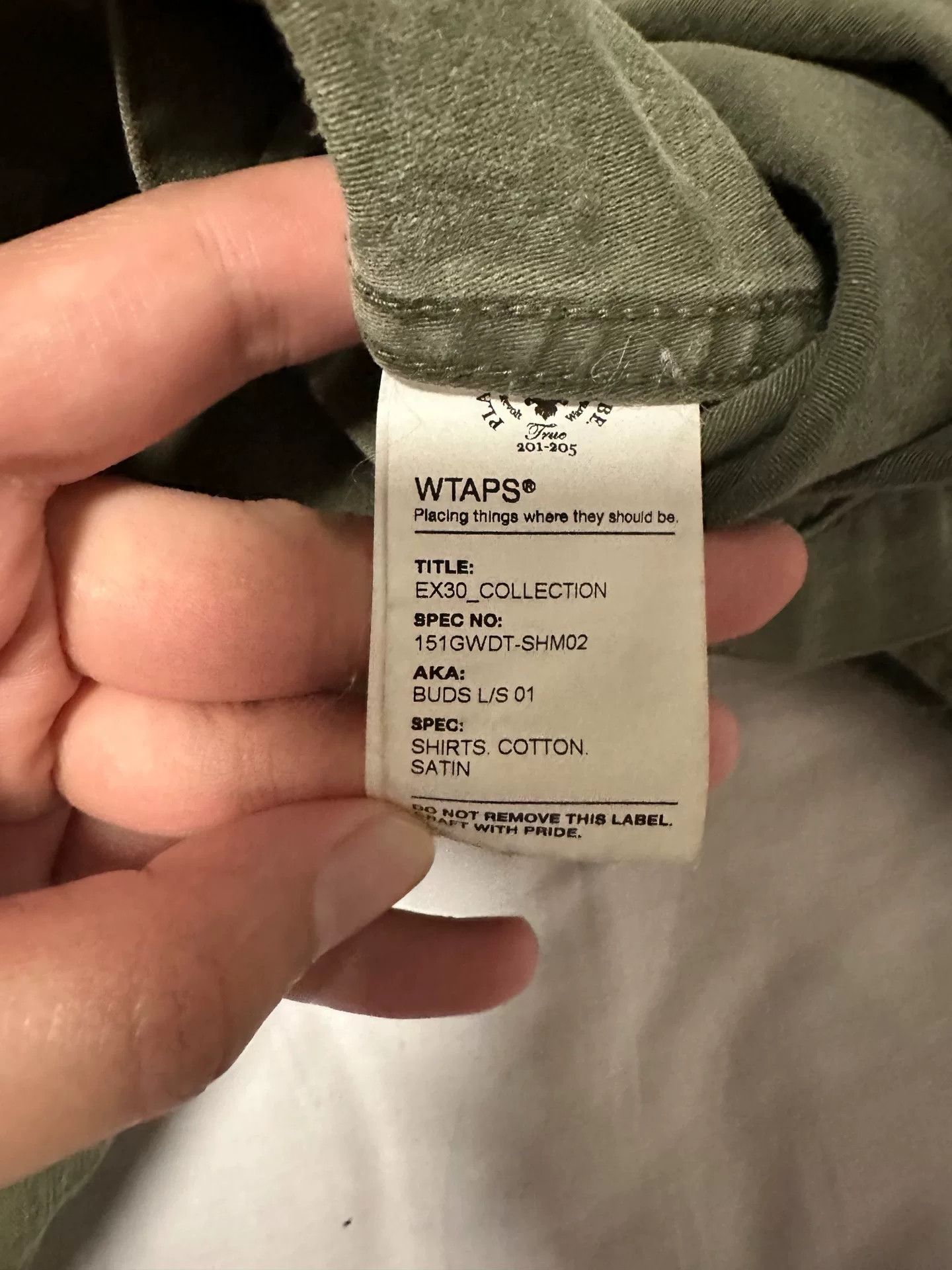 Wtaps WTAPS Satin Fabric Item in Good Condition Size US M / EU 48-50 / 2 - 8 Thumbnail