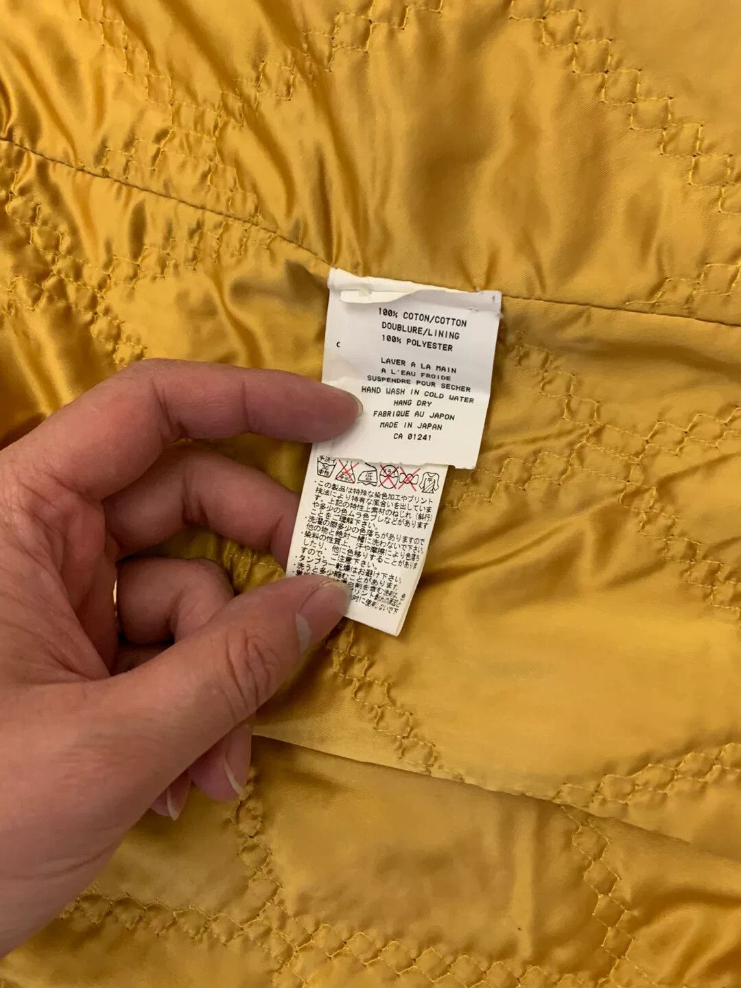 Remi Relief Remi Relief Quilted Jacket in Yellow Size US XXL / EU 58 / 5 - 4 Thumbnail
