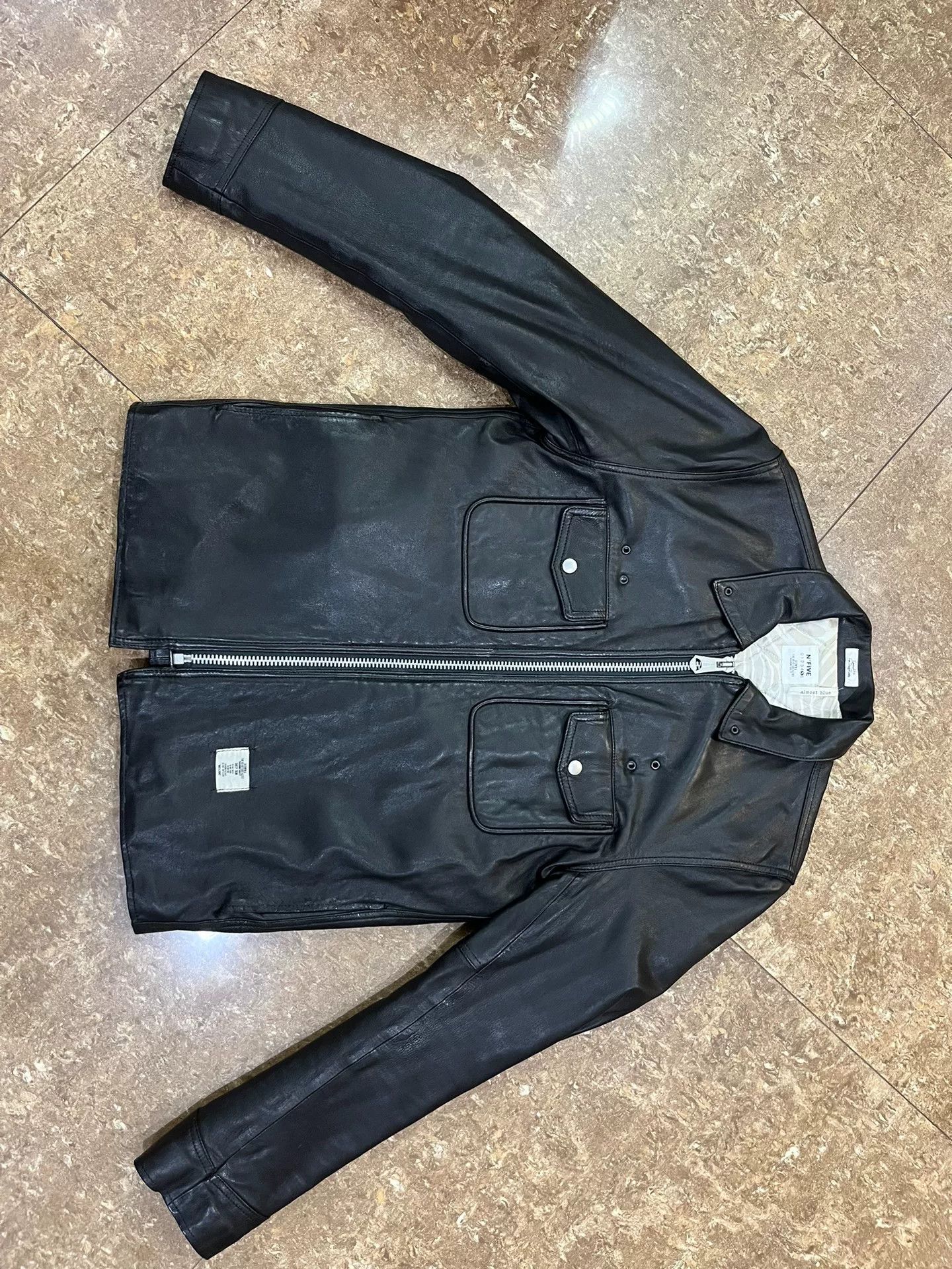 Bedwin & The Heartbreakers Black Leather Jacket by Bedwin & The Heartbreakers Size US XL / EU 56 / 4 - 2 Thumbnail