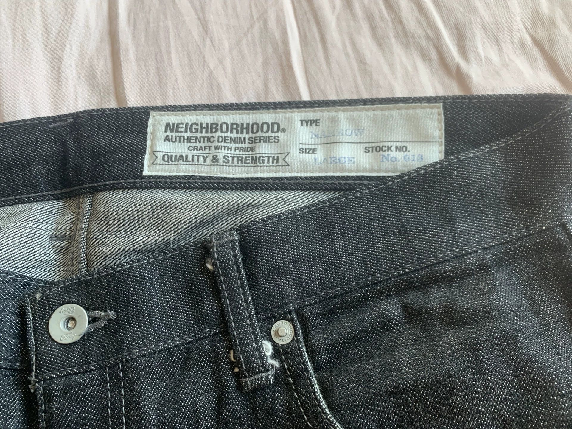 Neighborhood Neighborhood Black Denim Narrow Pants Size US 34 / EU 50 - 3 Thumbnail