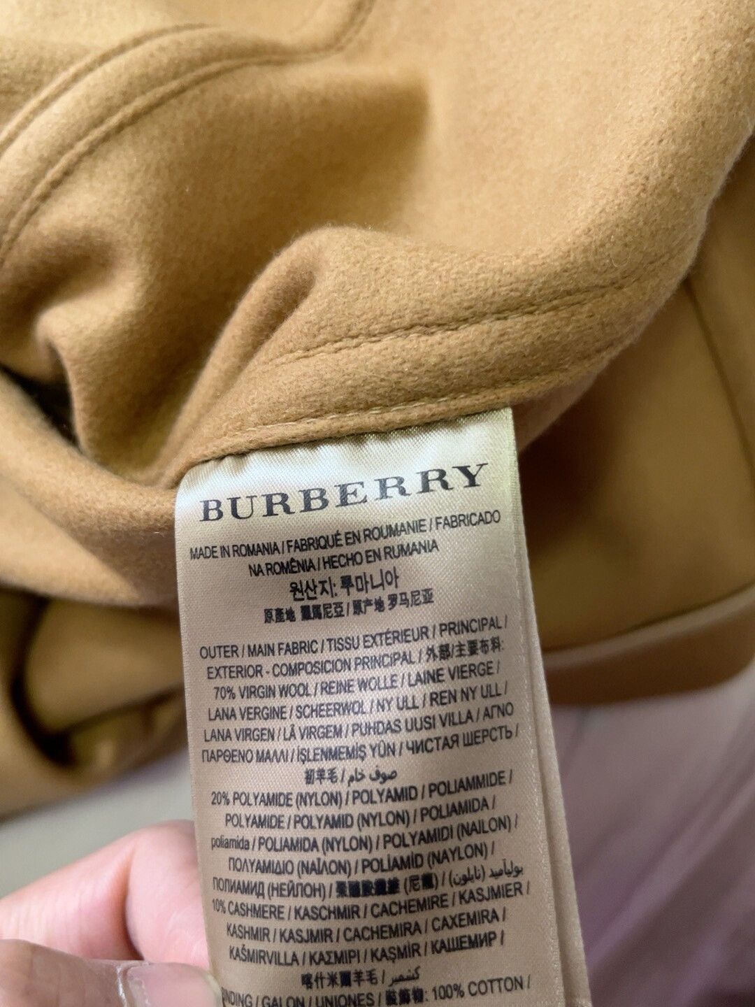 Burberry Burberry Cashmere Coat with Toggle Closure Size US M / EU 48-50 / 2 - 6 Thumbnail