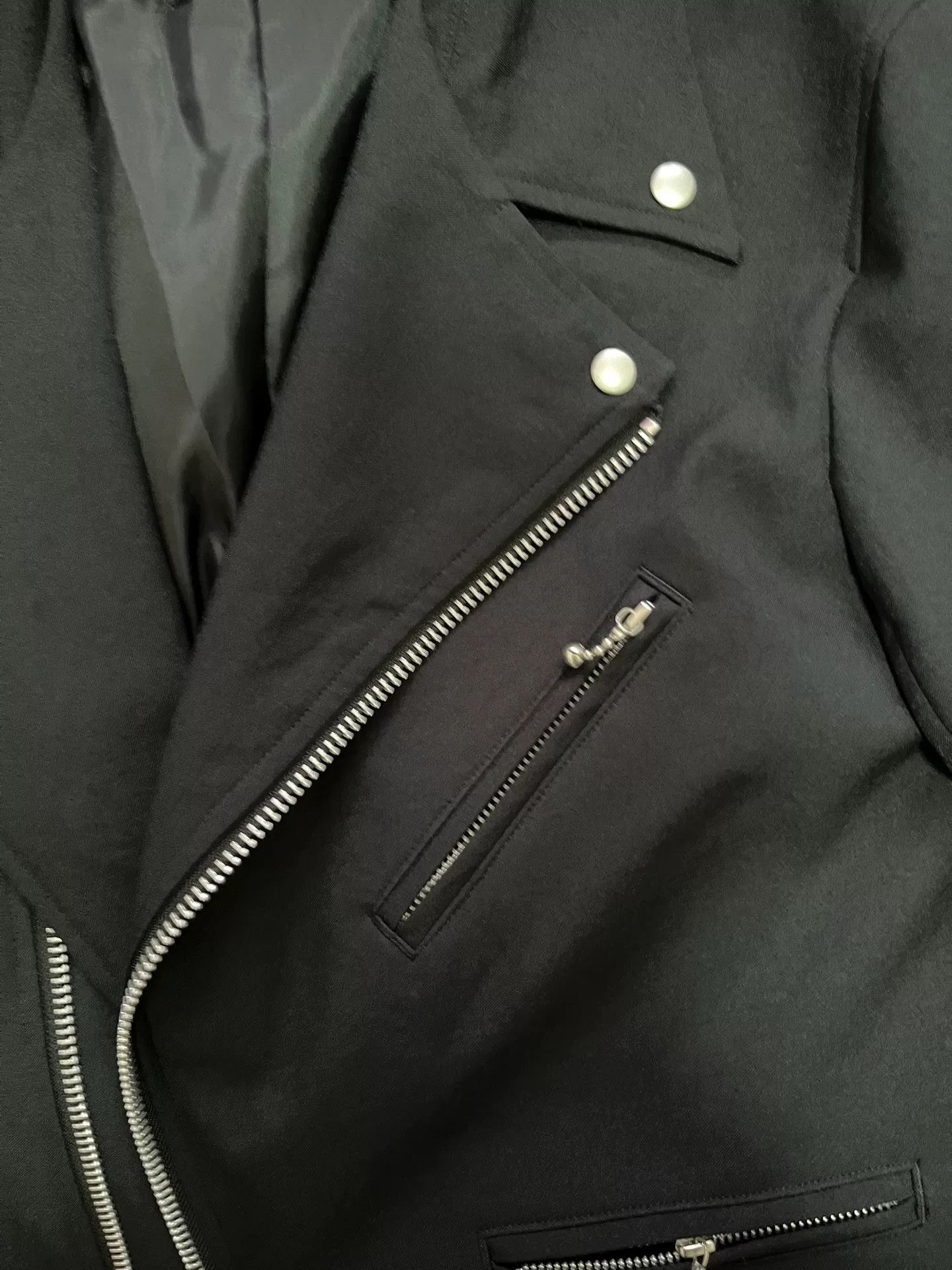Yohji Yamamoto YOHJI Yamamoto Black Cycling Jacket Size US L / EU 52-54 / 3 - 3 Thumbnail