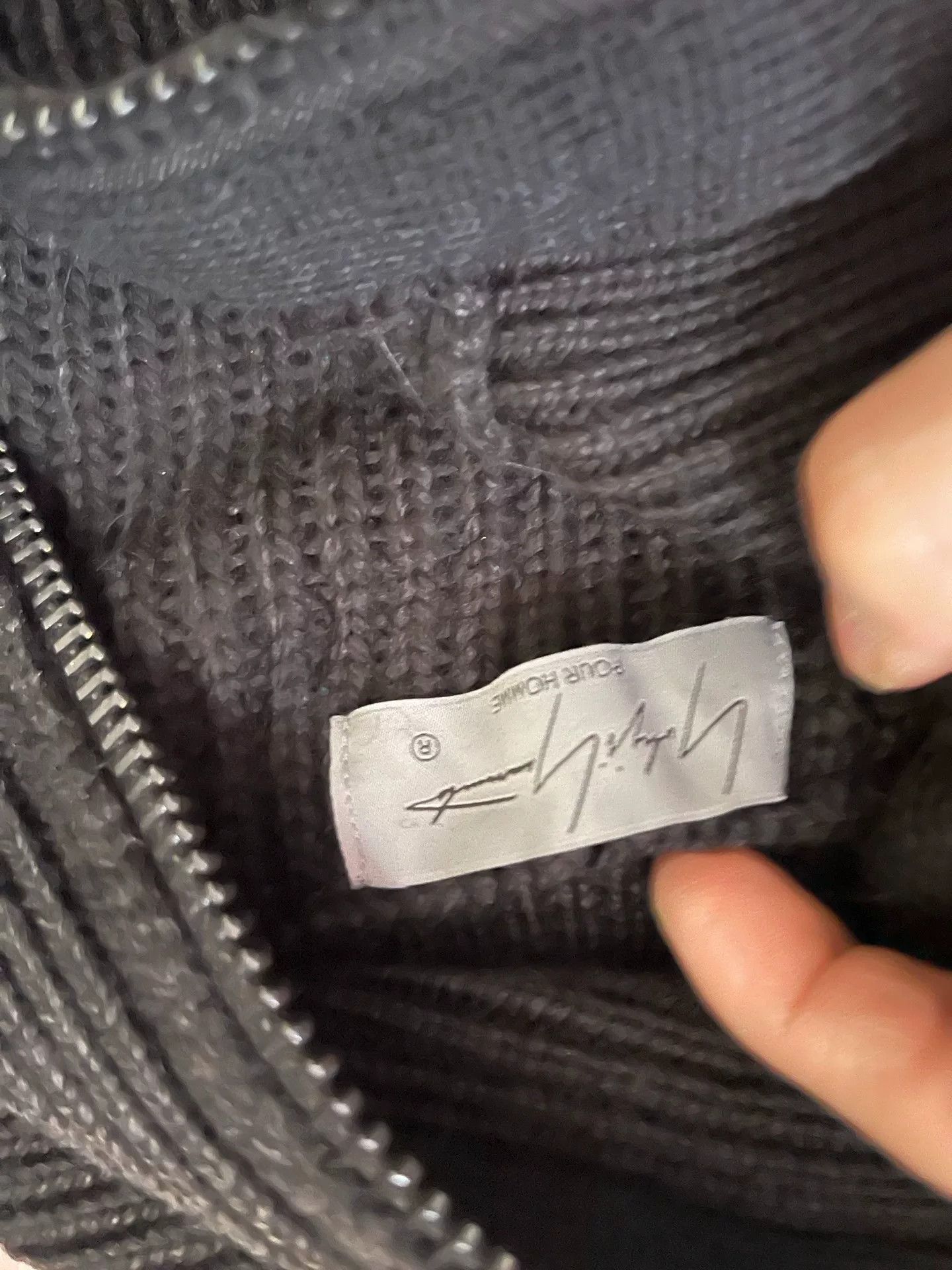 Yohji Yamamoto YOHJI YAMAMOTO Men's Wool Sweater Size US L / EU 52-54 / 3 - 6 Thumbnail