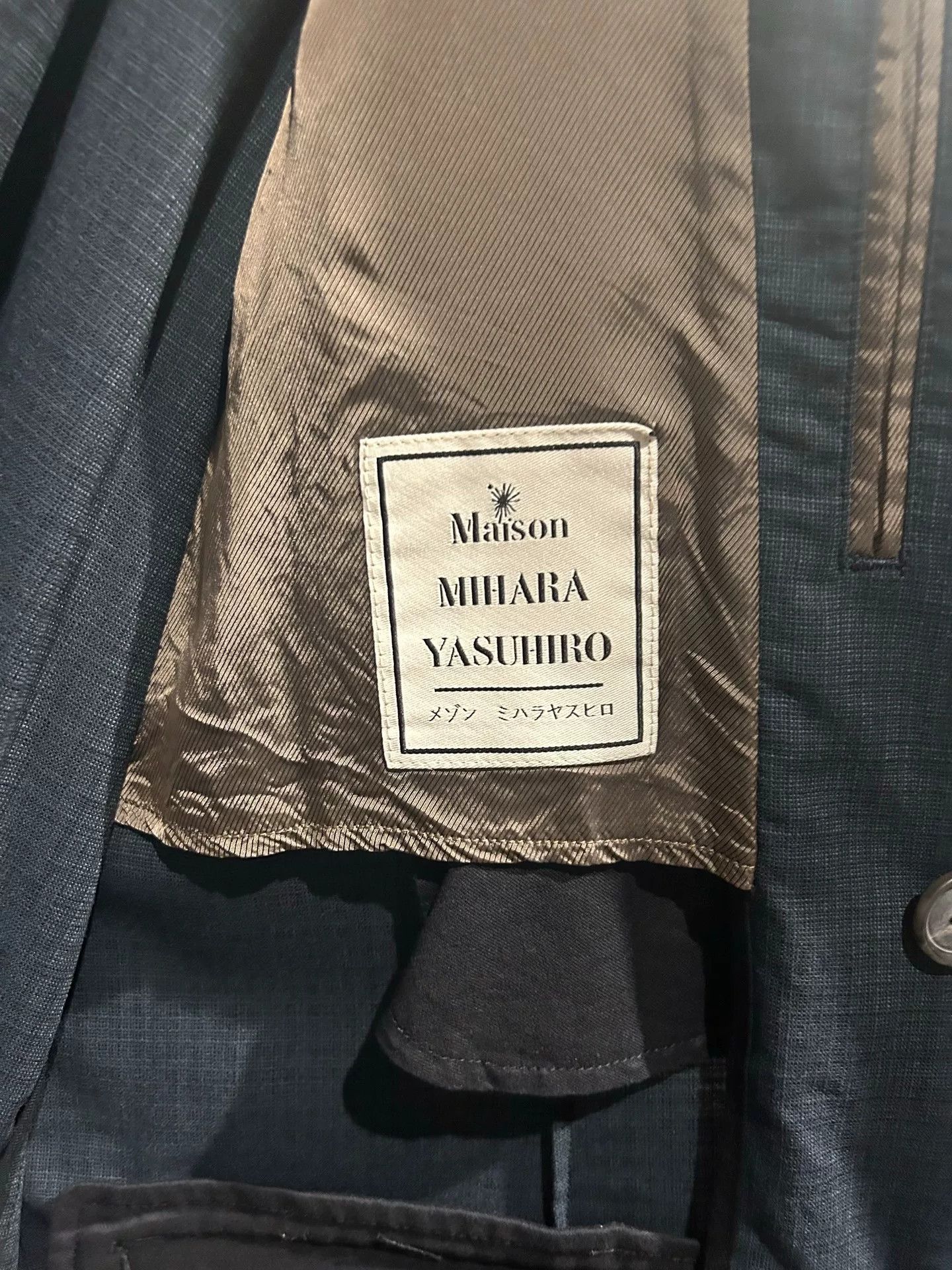 Maison MIHARA YASUHIRO MIHARA YASUHIRO Oversize Blue Blazer Size US S / EU 44-46 / 1 - 2 Thumbnail
