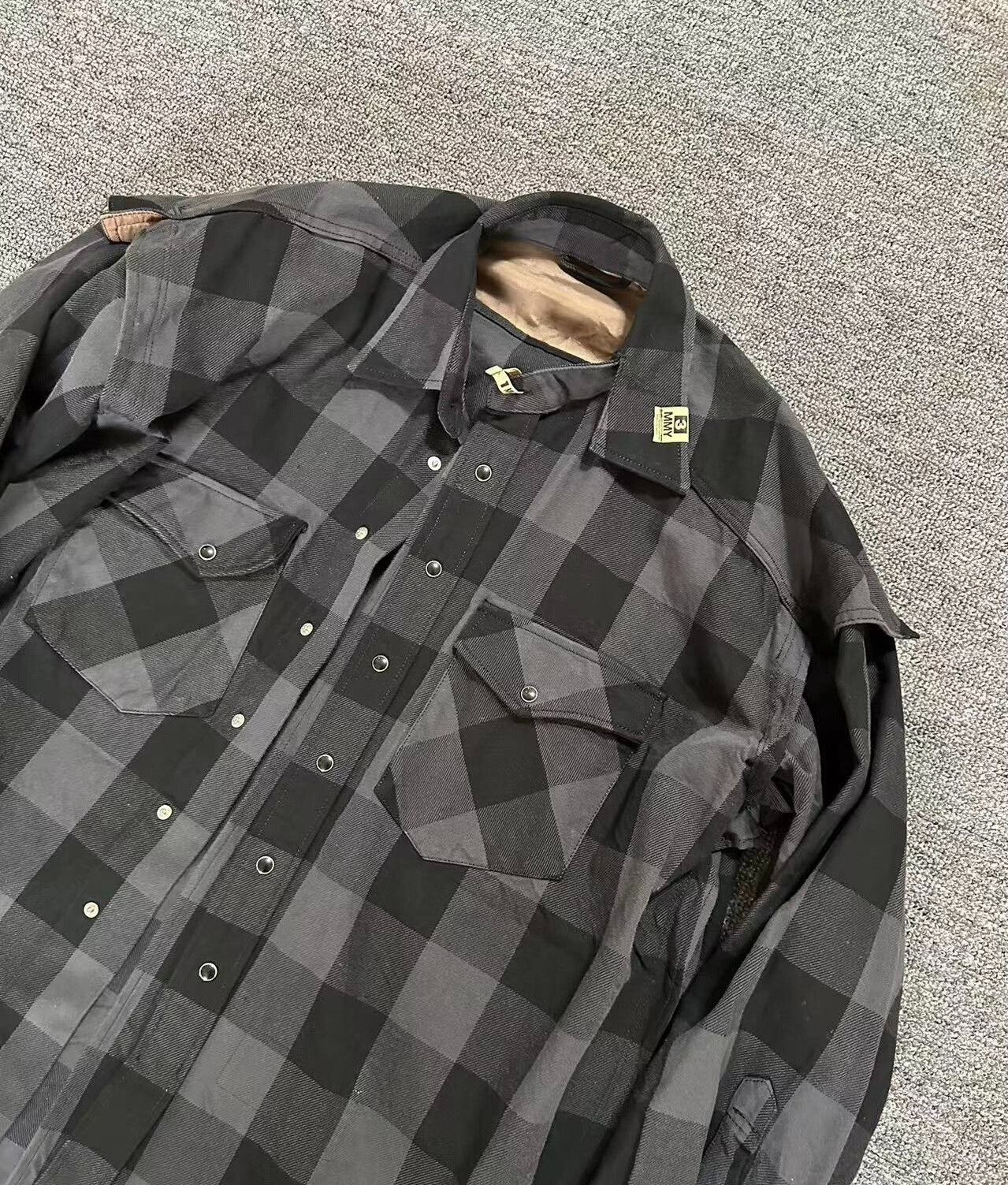 Maison MIHARA YASUHIRO Maison MIHARA YASUHIRO Black Shirt Jacket Size US S / EU 44-46 / 1 - 3 Thumbnail