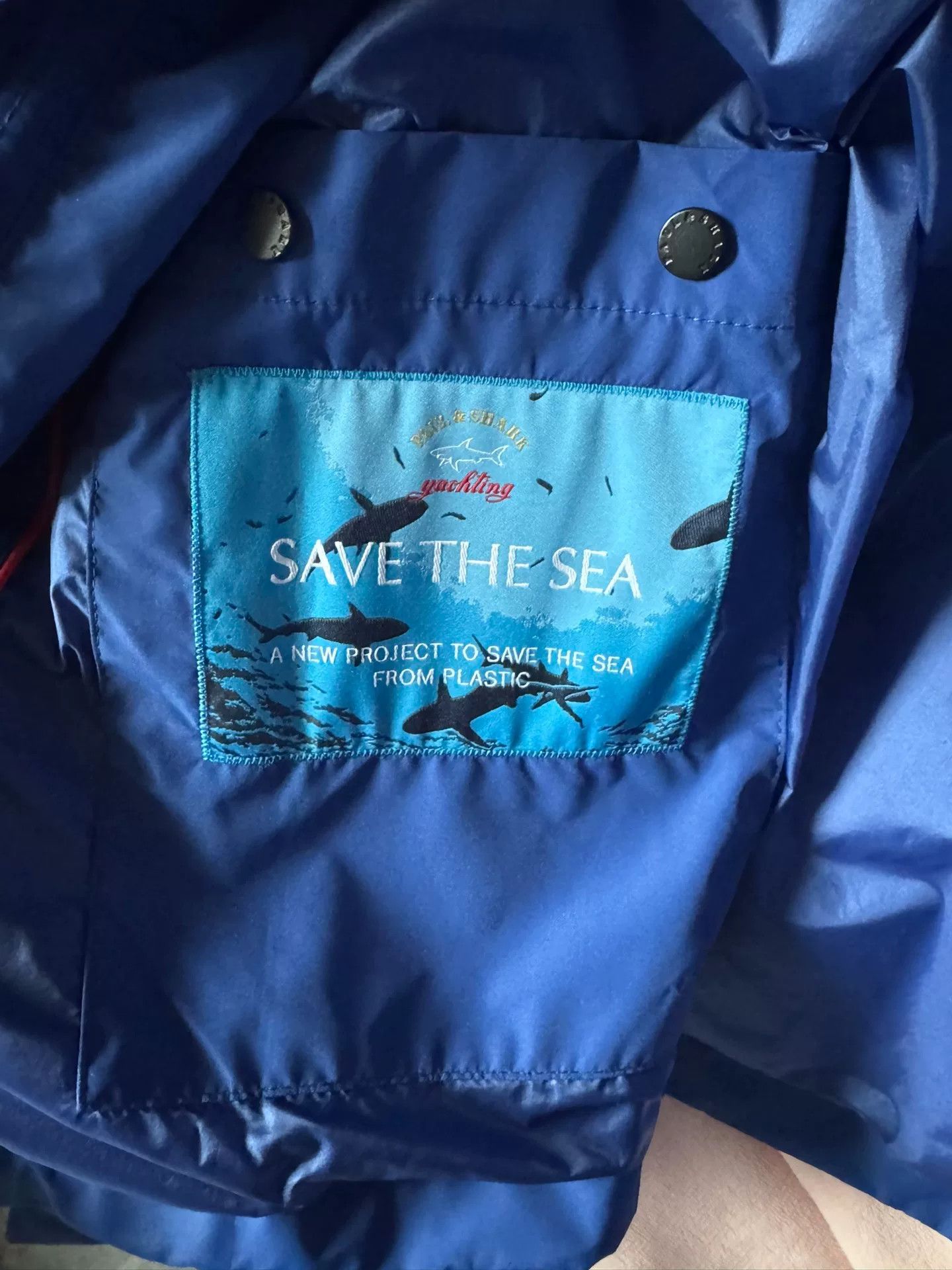 Paul & Shark Paul Shark Blue Waterproof Jacket M Size Size US M / EU 48-50 / 2 - 7 Thumbnail
