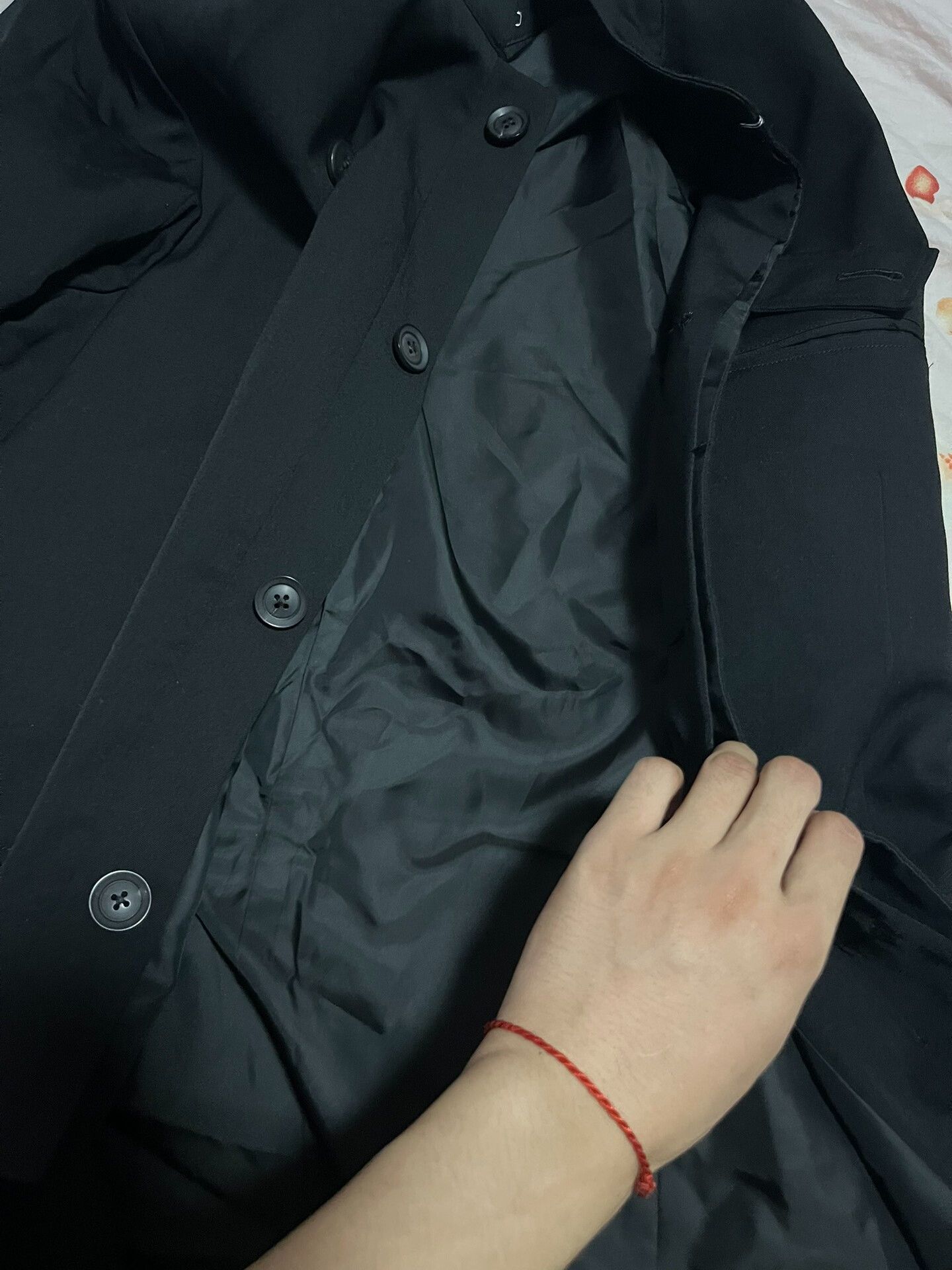 Yohji Yamamoto Yohji Yamamoto Black Double-Breasted Jacket Size US M / EU 48-50 / 2 - 3 Thumbnail