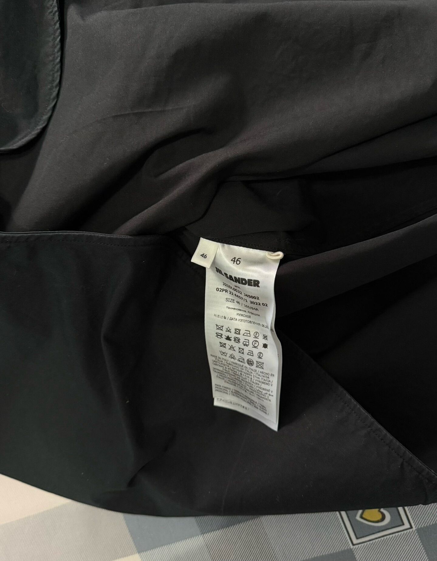 Jil Sander Jil Sander Black Casual Shirt Size US M / EU 48-50 / 2 - 6 Thumbnail