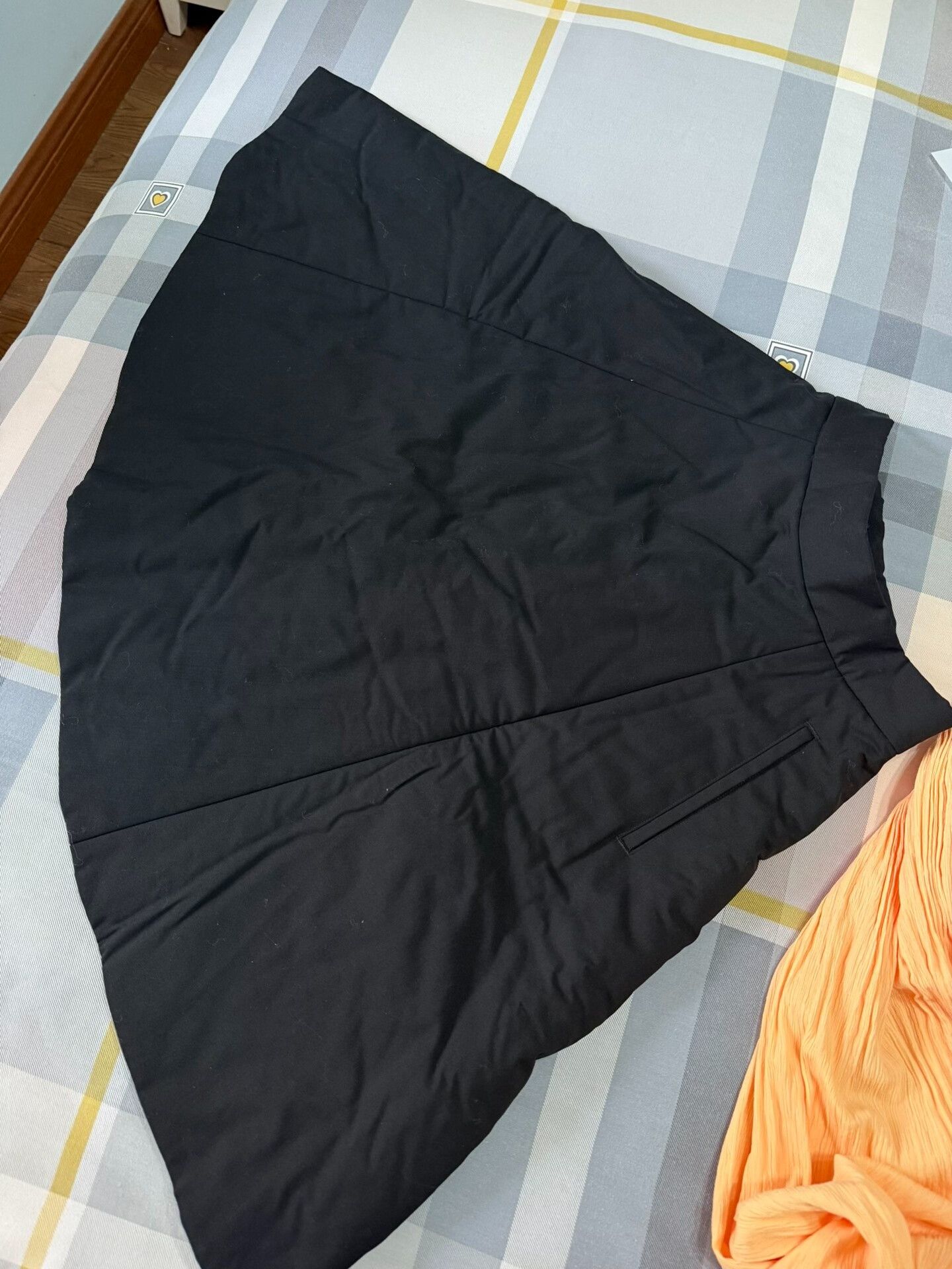 Noir Kei Ninomiya CDG Noir Kei Ninomiya Black Cotton Skirt Size 24" / US 00 / IT 34 - 3 Thumbnail
