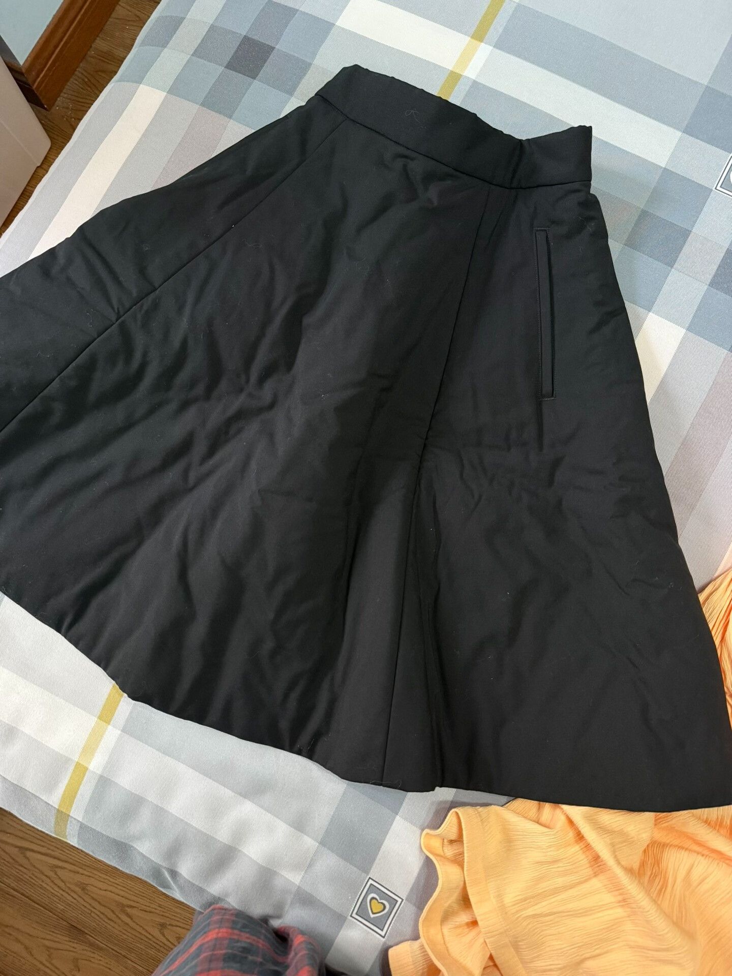 Noir Kei Ninomiya CDG Noir Kei Ninomiya Black Cotton Skirt Size 24" / US 00 / IT 34 - 2 Thumbnail