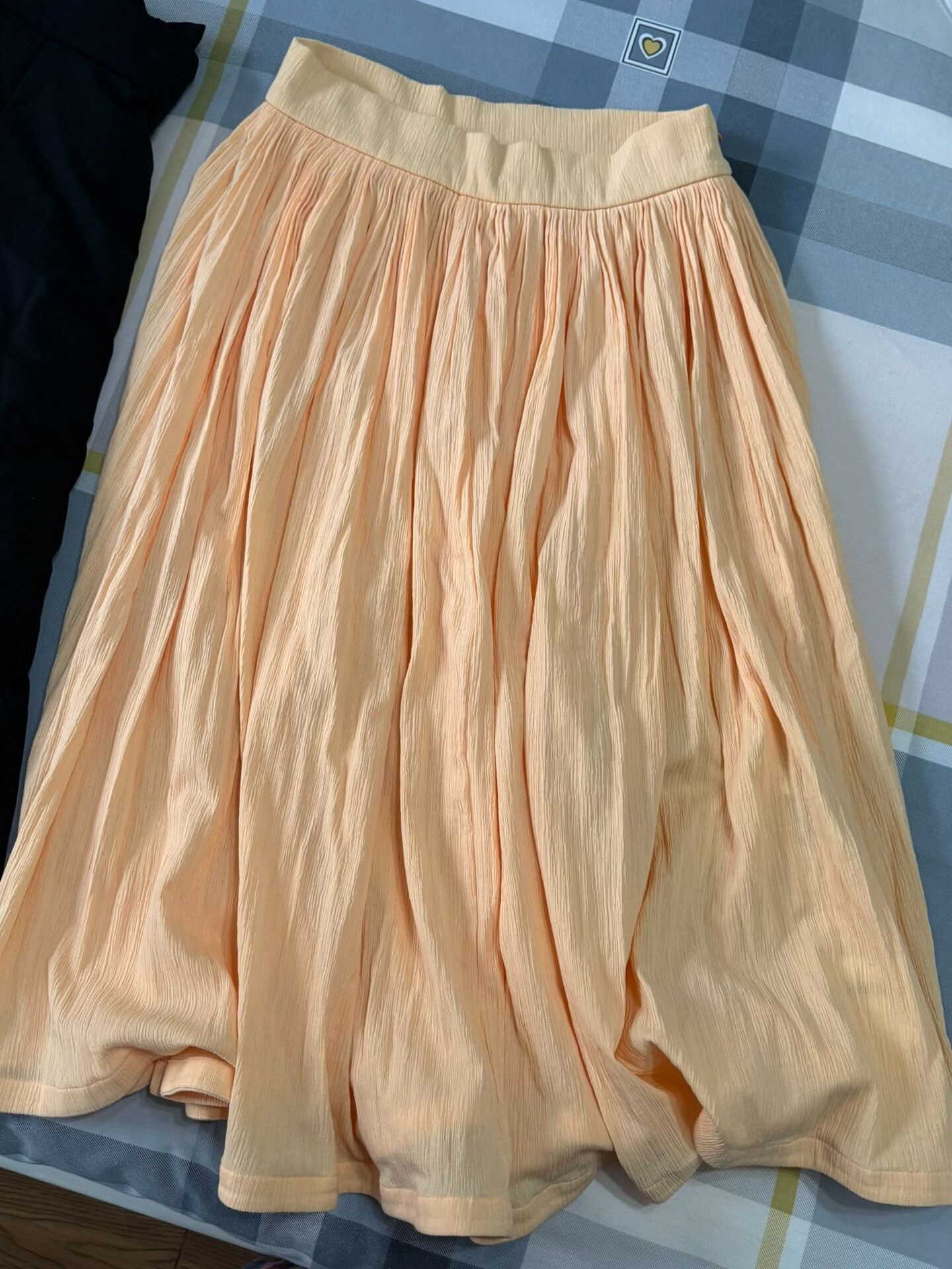 Jil Sander Jil Sander Pleated Midi Skirt in Peach Size 25" / US 0 / IT 36 - 2 Thumbnail