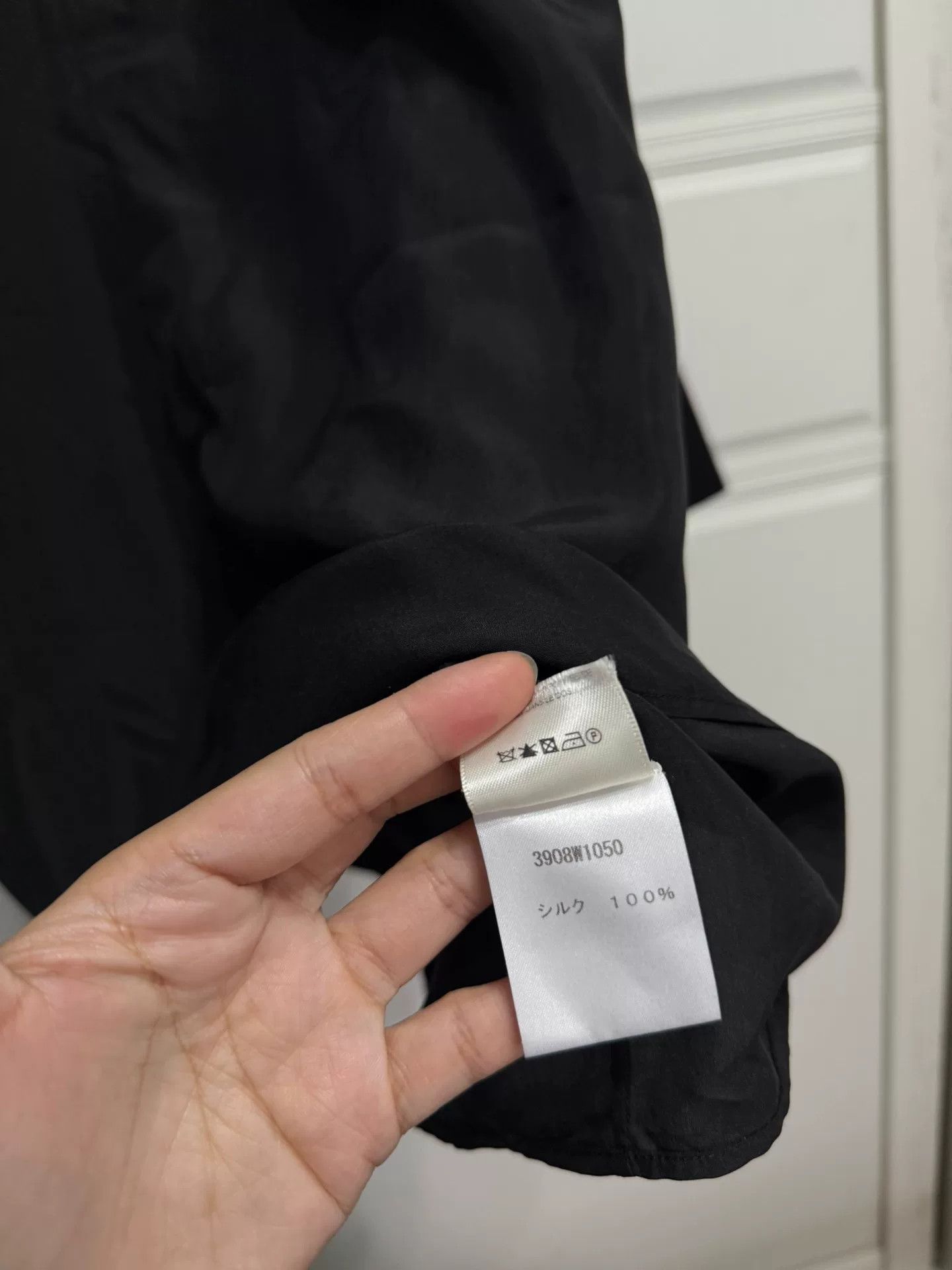 The Row The Row Silk Shirt Dress in Black Size XS / US 0-2 / IT 36-38 - 4 Thumbnail