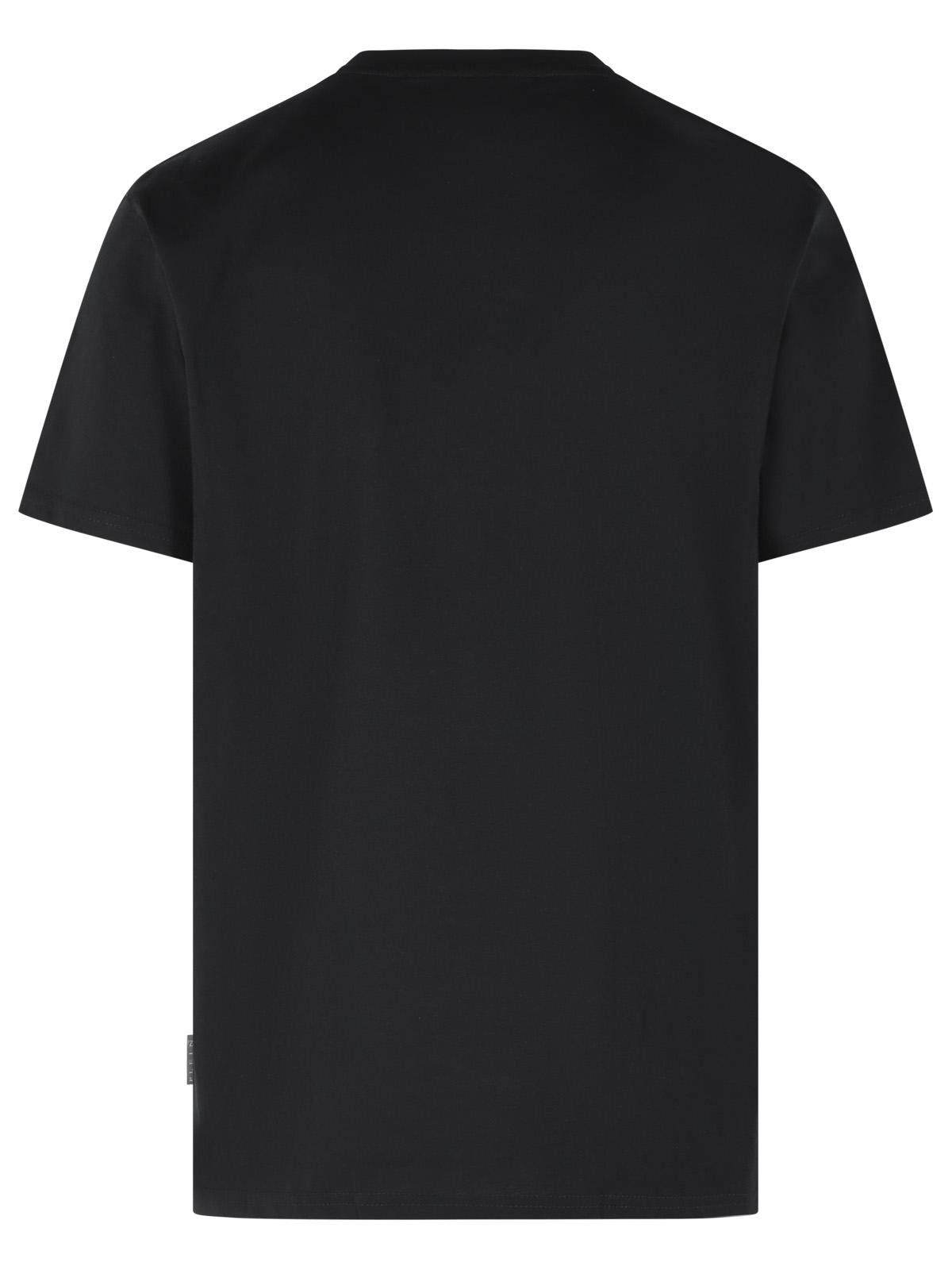 Philipp Plein PHILIPP PLEIN Black Cotton T-Shirt Size US M / EU 48-50 / 2 - 3 Thumbnail