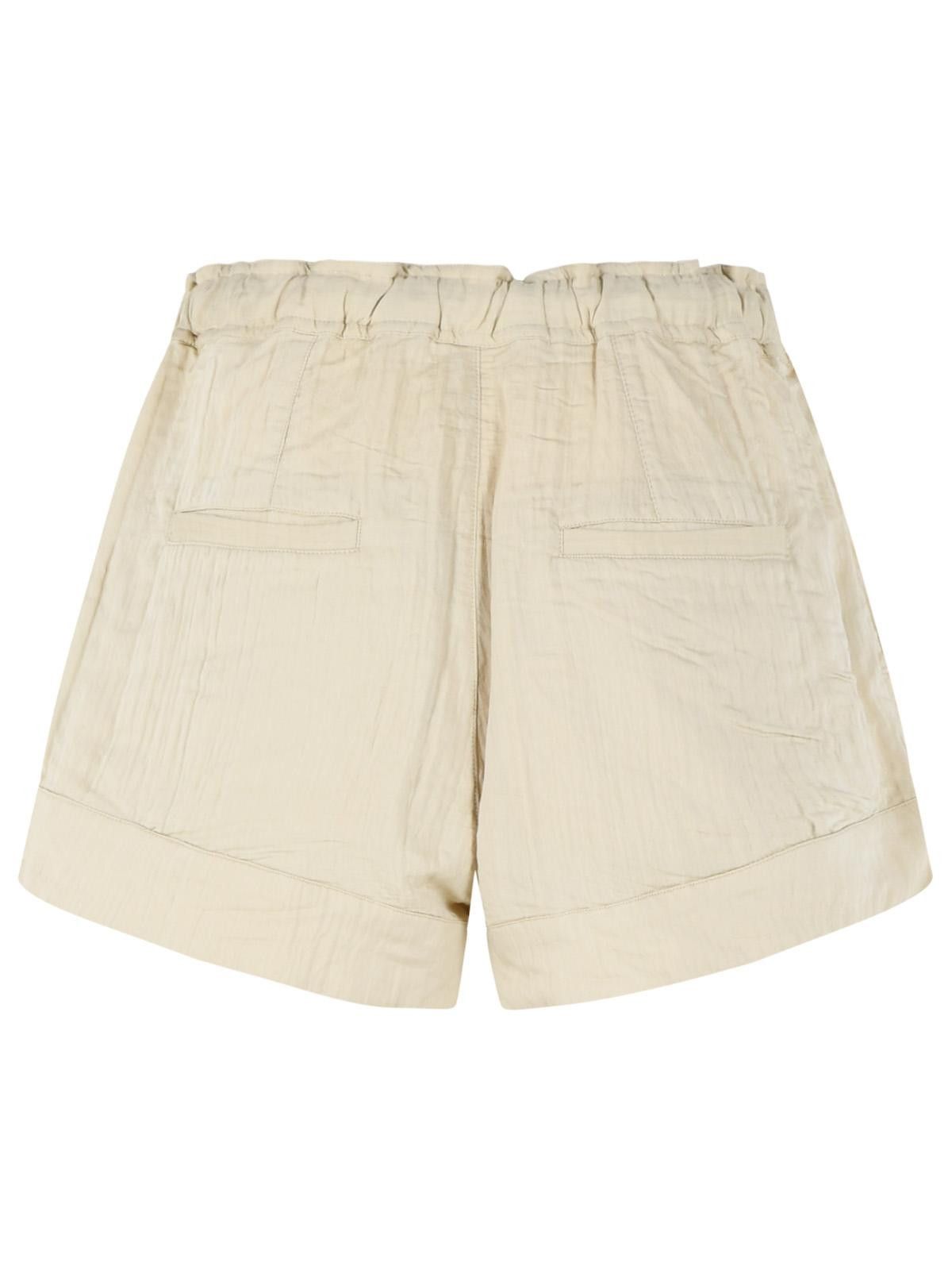Isabel Marant Etoile ISABEL MARANT ETOILE 'Birva' Shorts In Beige Cotton Blend Size 28" / US 6 / IT 42 - 3 Thumbnail