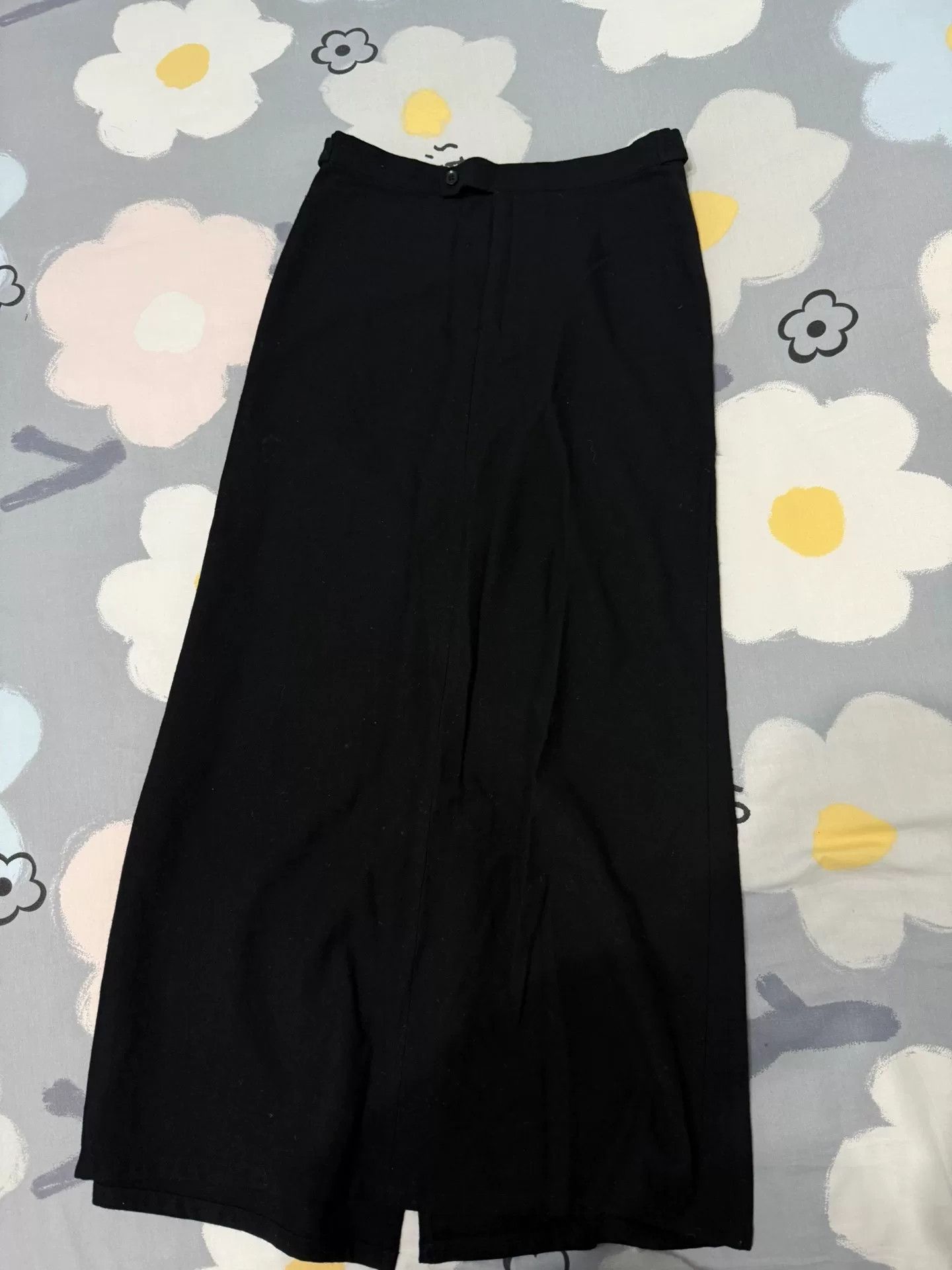 Yohji Yamamoto Yohji Yamamoto Wool Midi Skirt Size 28" / US 6 / IT 42 - 3 Thumbnail
