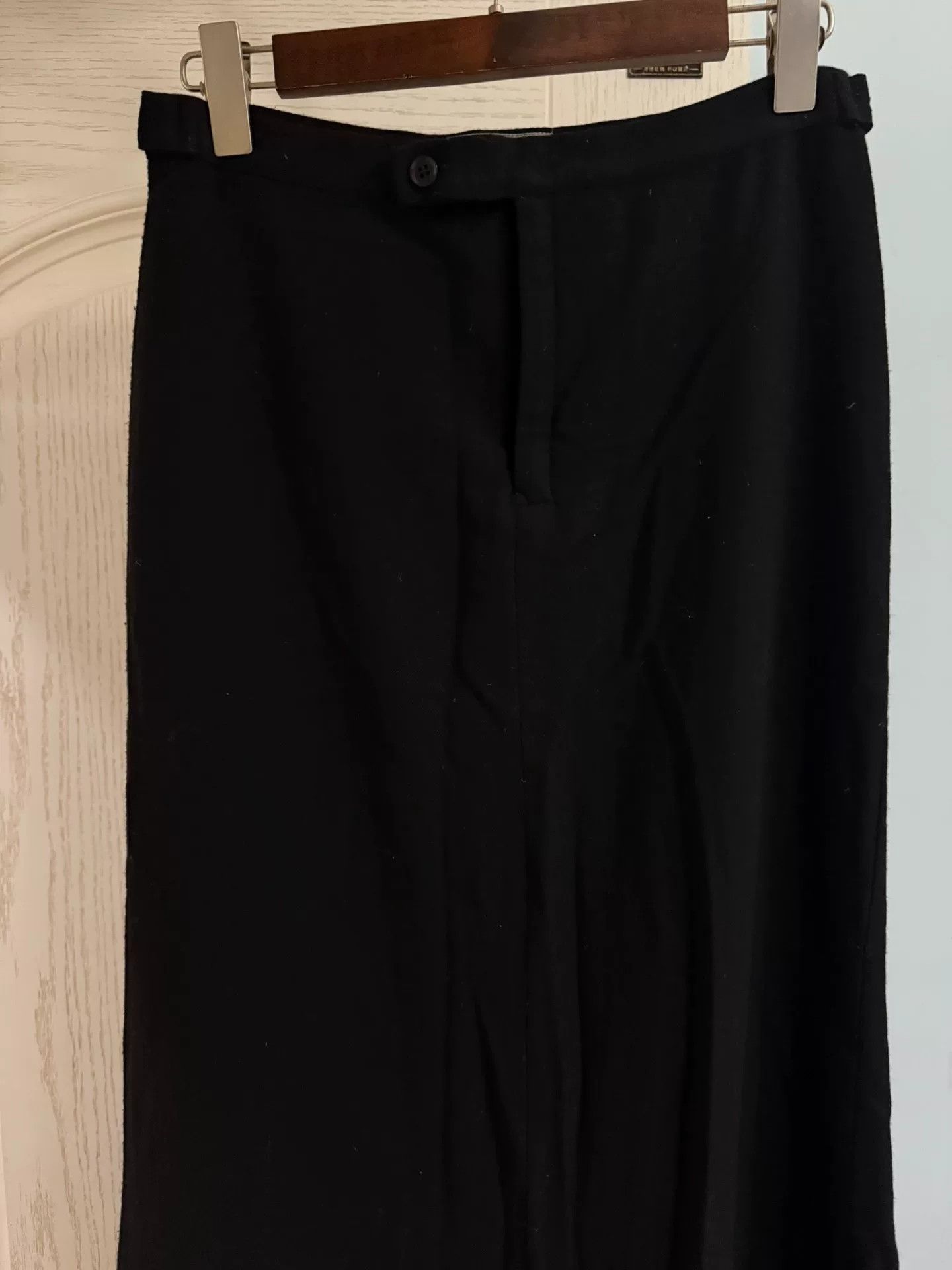 Yohji Yamamoto Yohji Yamamoto Wool Midi Skirt Size 28" / US 6 / IT 42 - 2 Thumbnail
