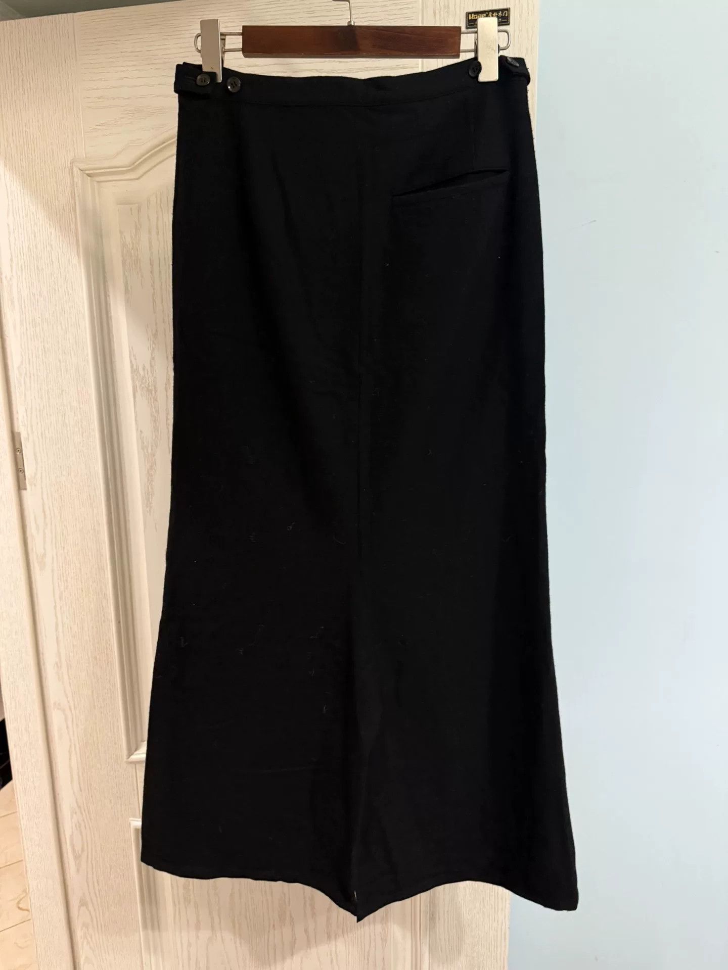 Yohji Yamamoto Yohji Yamamoto Wool Midi Skirt Size 28" / US 6 / IT 42 - 8 Thumbnail